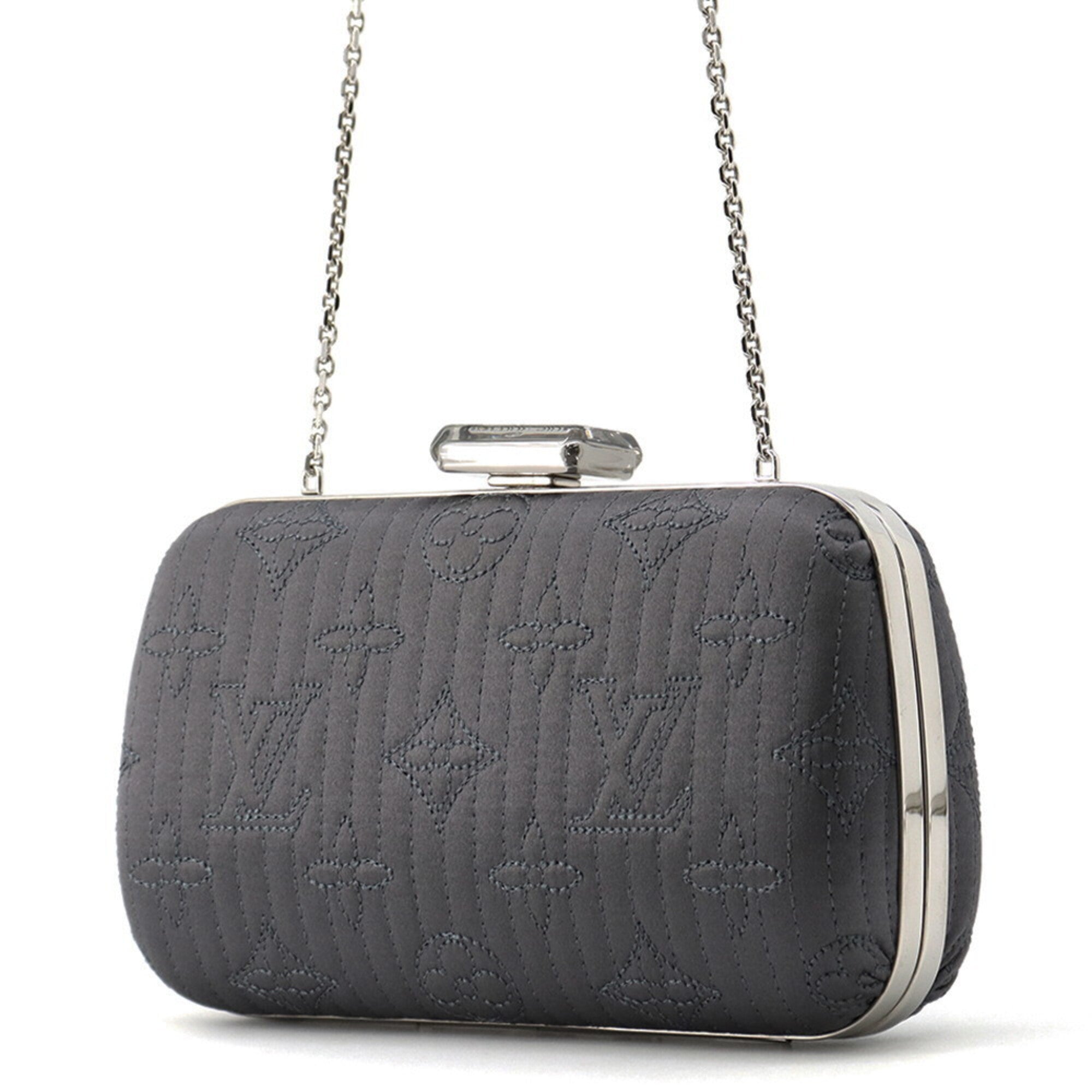 Louis Vuitton Monogram Motard Gray Monogram Clutch Bag Handbag Shoulder Bag (Pre-Owned)