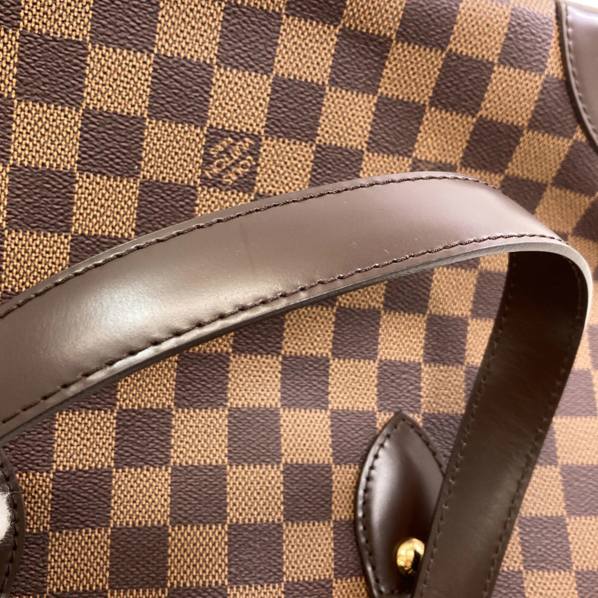 Louis Vuitton Damier Canvas Ebene Damier Canvas Tote Bag (Pre-Owned)