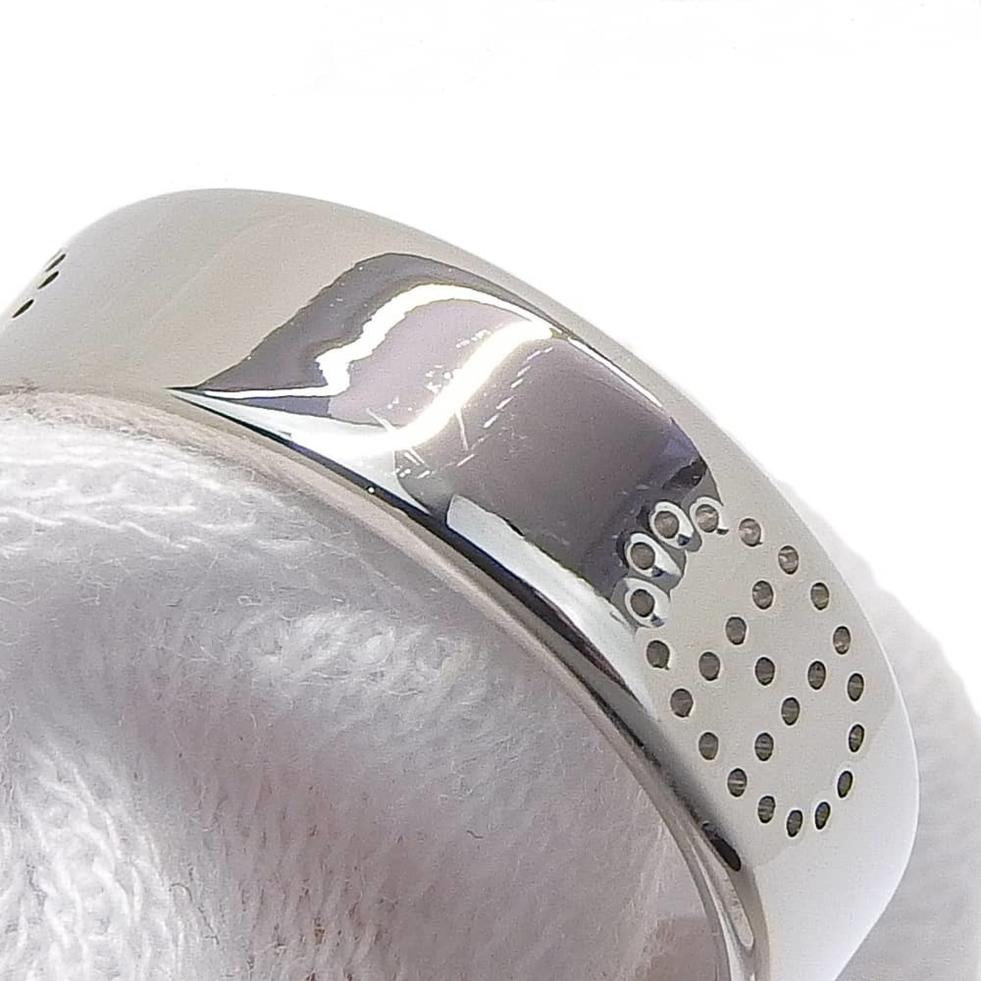 Hermes White Gold White Gold (18K) Band Ring (Pre-Owned)