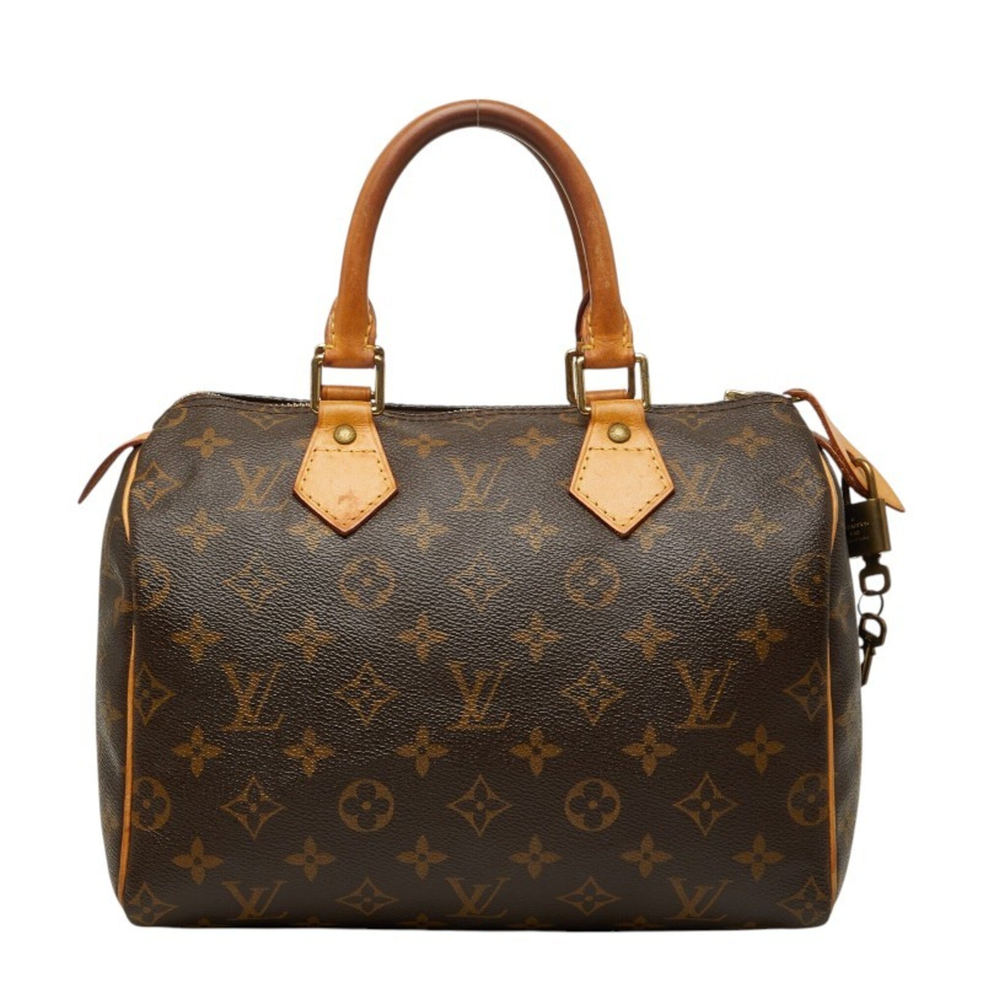 Louis Vuitton Brown Pvc Leather Boston Bag Handbag (Pre-Owned)