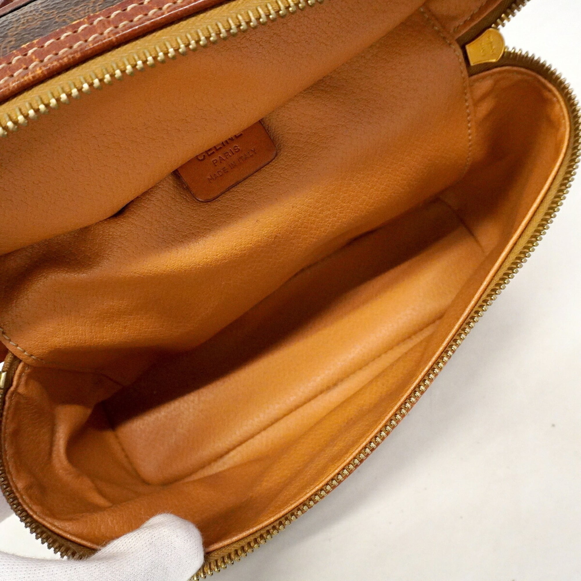 Celine Brown Pvc Vanity Bag (Pre-Owned)