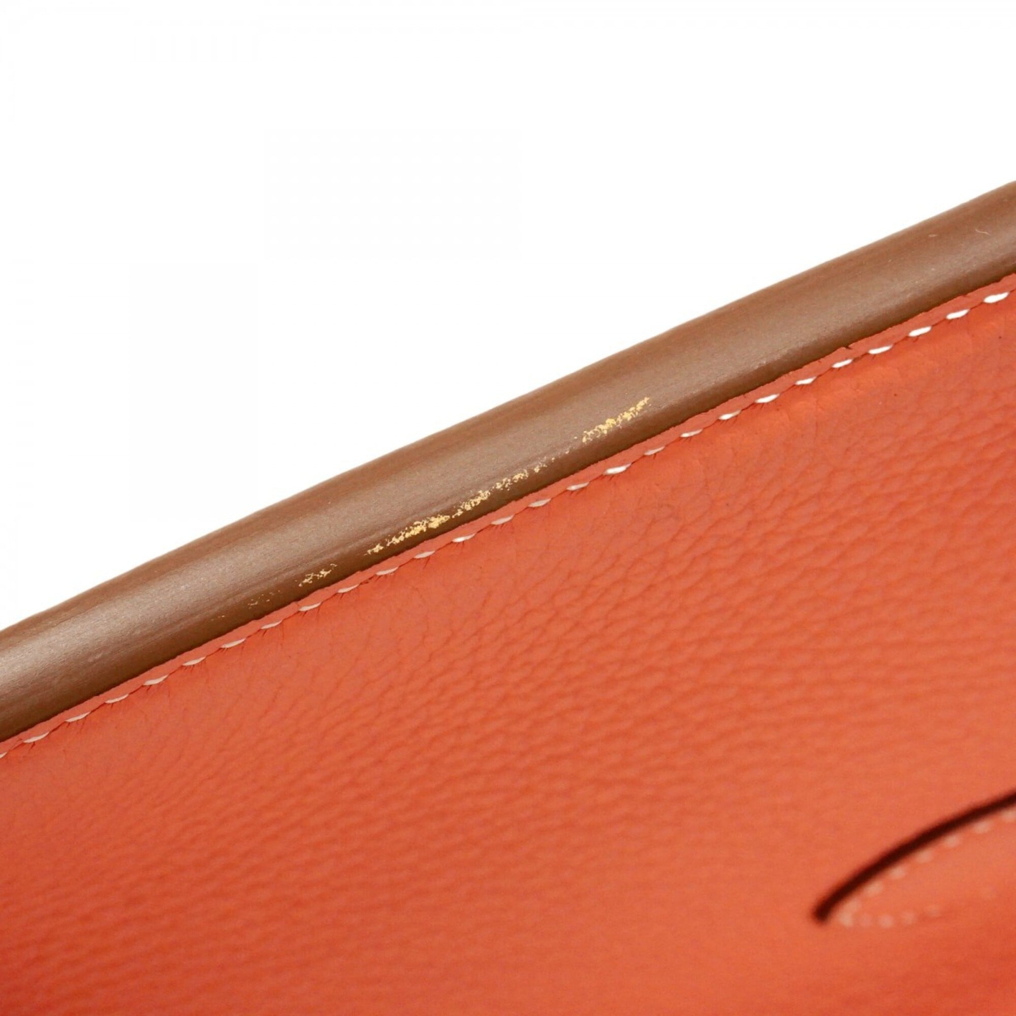 Hermes Crevette Taurillon Clemence Leather Shoulder Bag (Pre-Owned)