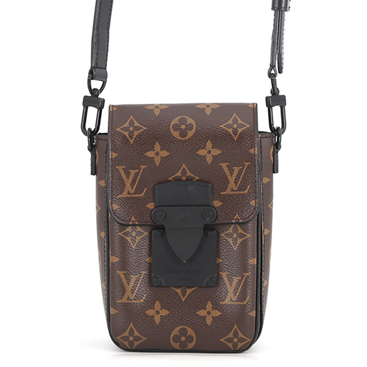 Louis Vuitton Monogram Macassar Black Monogram Macassar Noir Handbag Shoulder Bag (Pre-Owned)