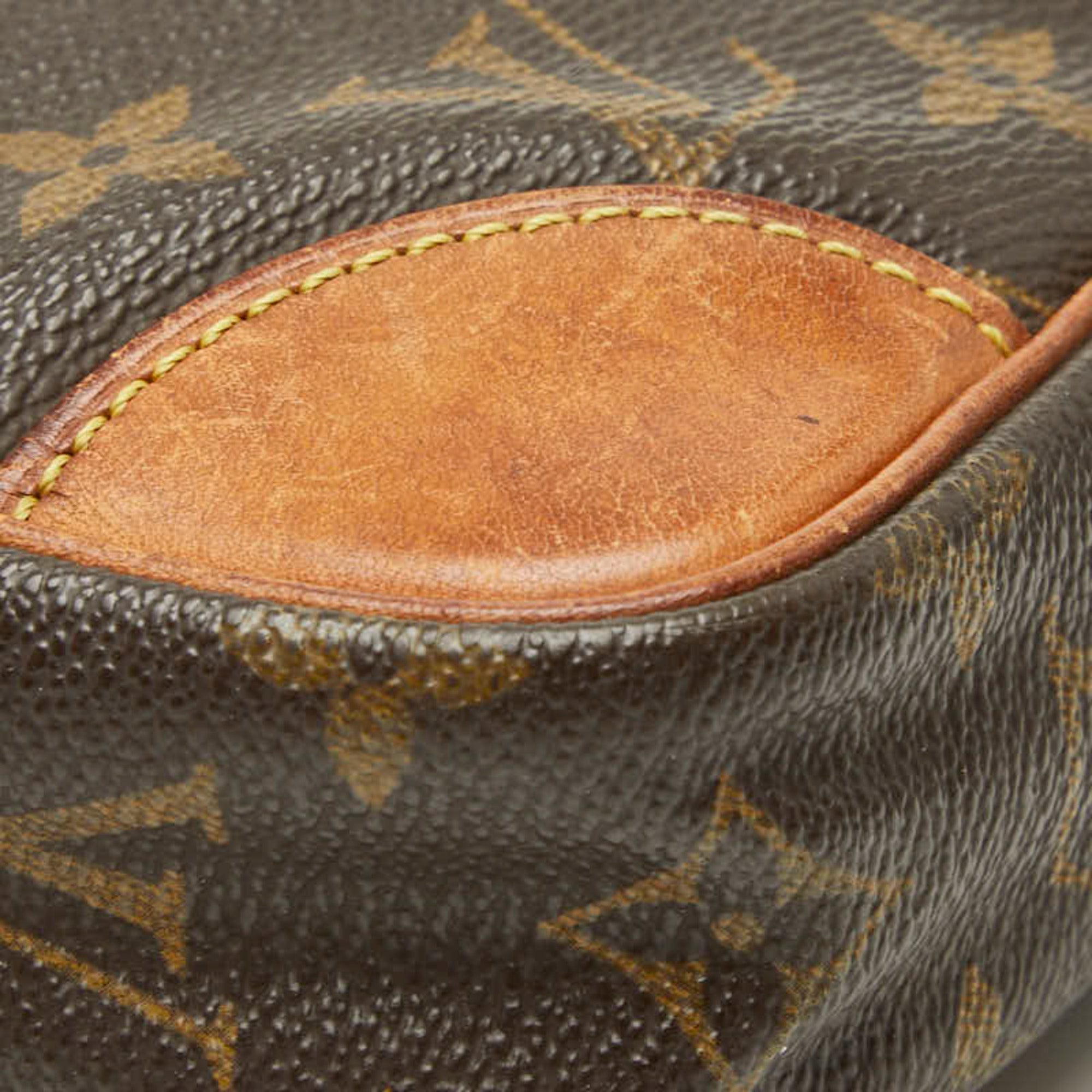 Louis Vuitton Brown Pvc Leather Clutch Bag (Pre-Owned)