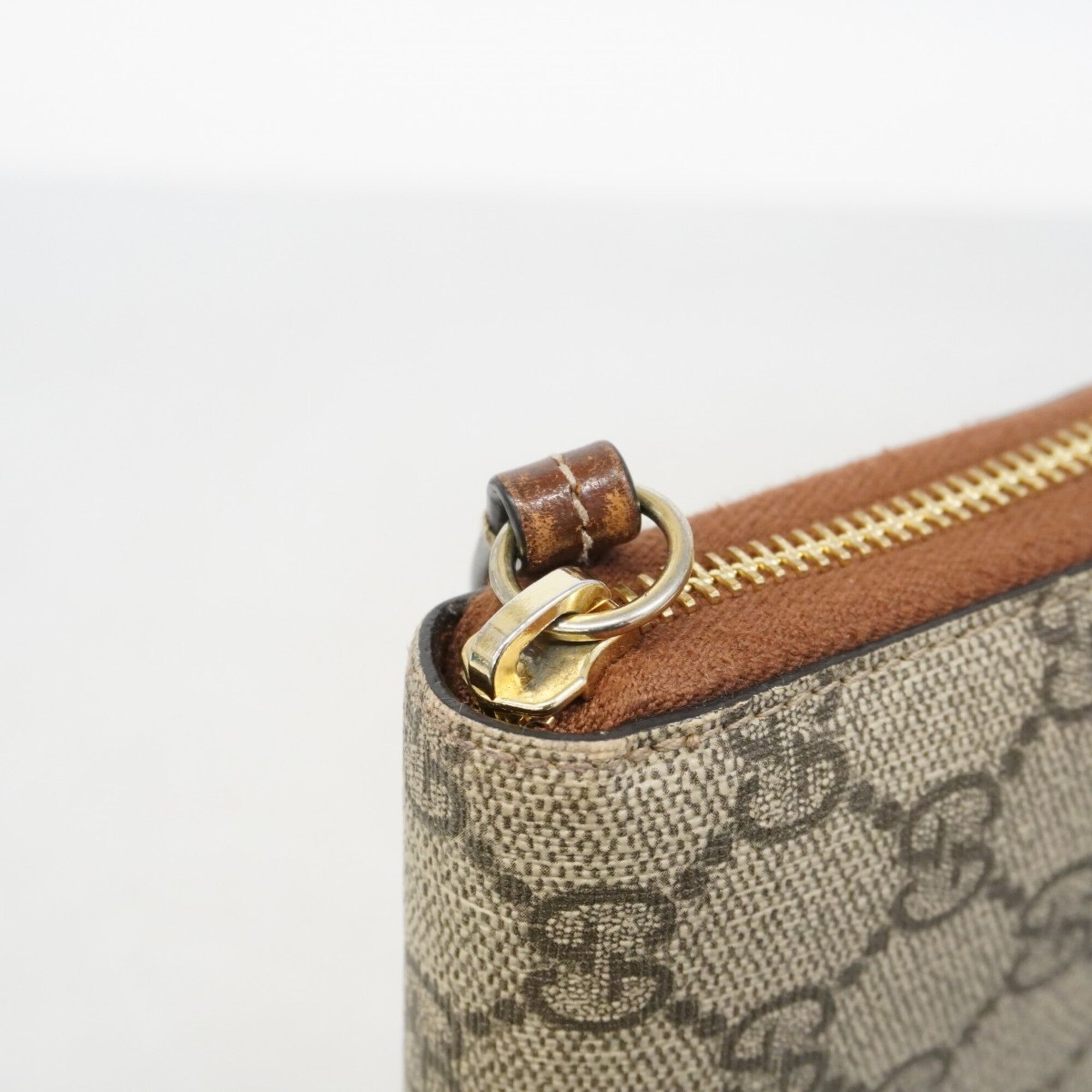 Gucci Brown Pvc Long Wallet (Bi-Fold) (Pre-Owned)
