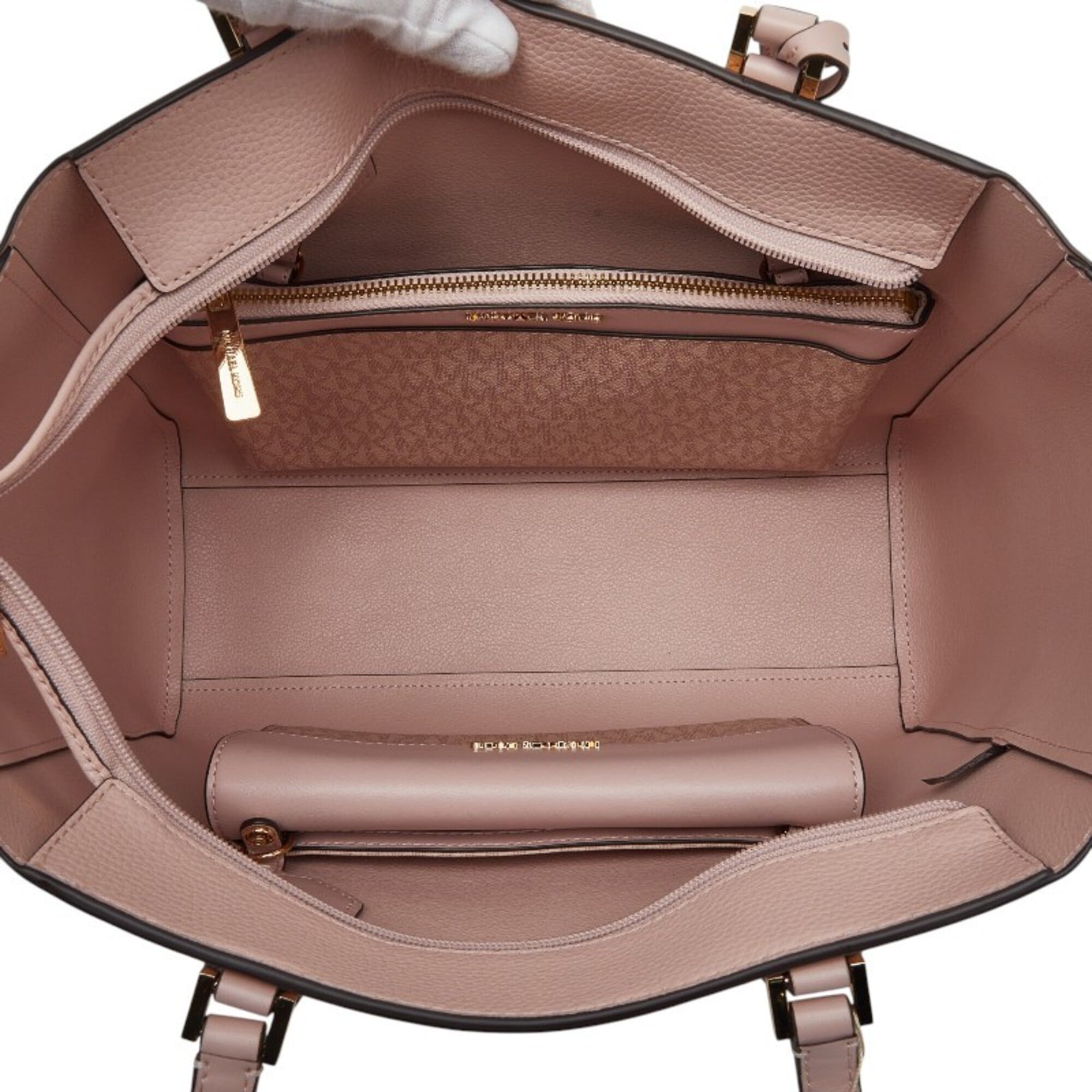 Michael Kors Pink Leather Pouch Shoulder Bag Tote Bag (Pre-Owned)