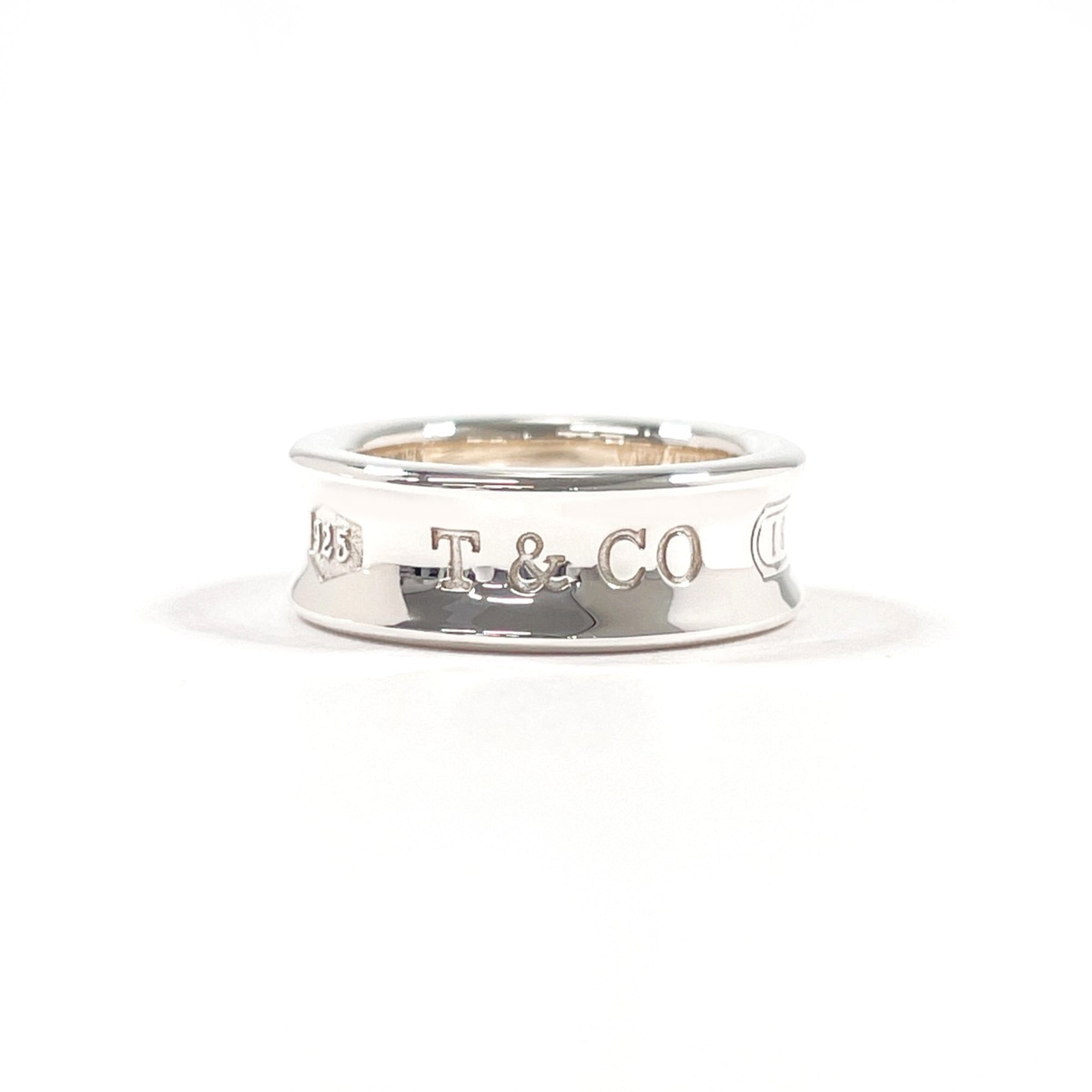 Tiffany Silver Silver 925 Band Ring (Pre-Owned)