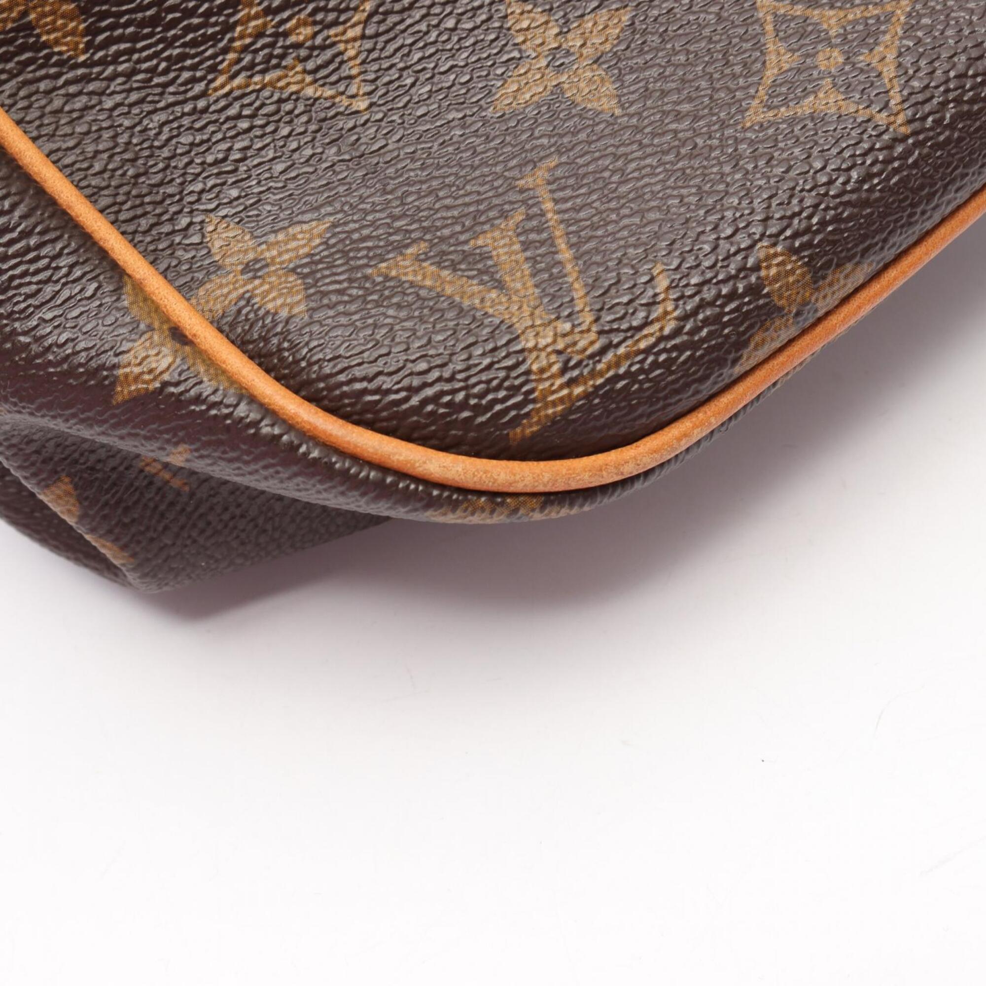 Louis Vuitton Brown Monogram Monogram Leather Handbag Shoulder Bag (Pre-Owned)