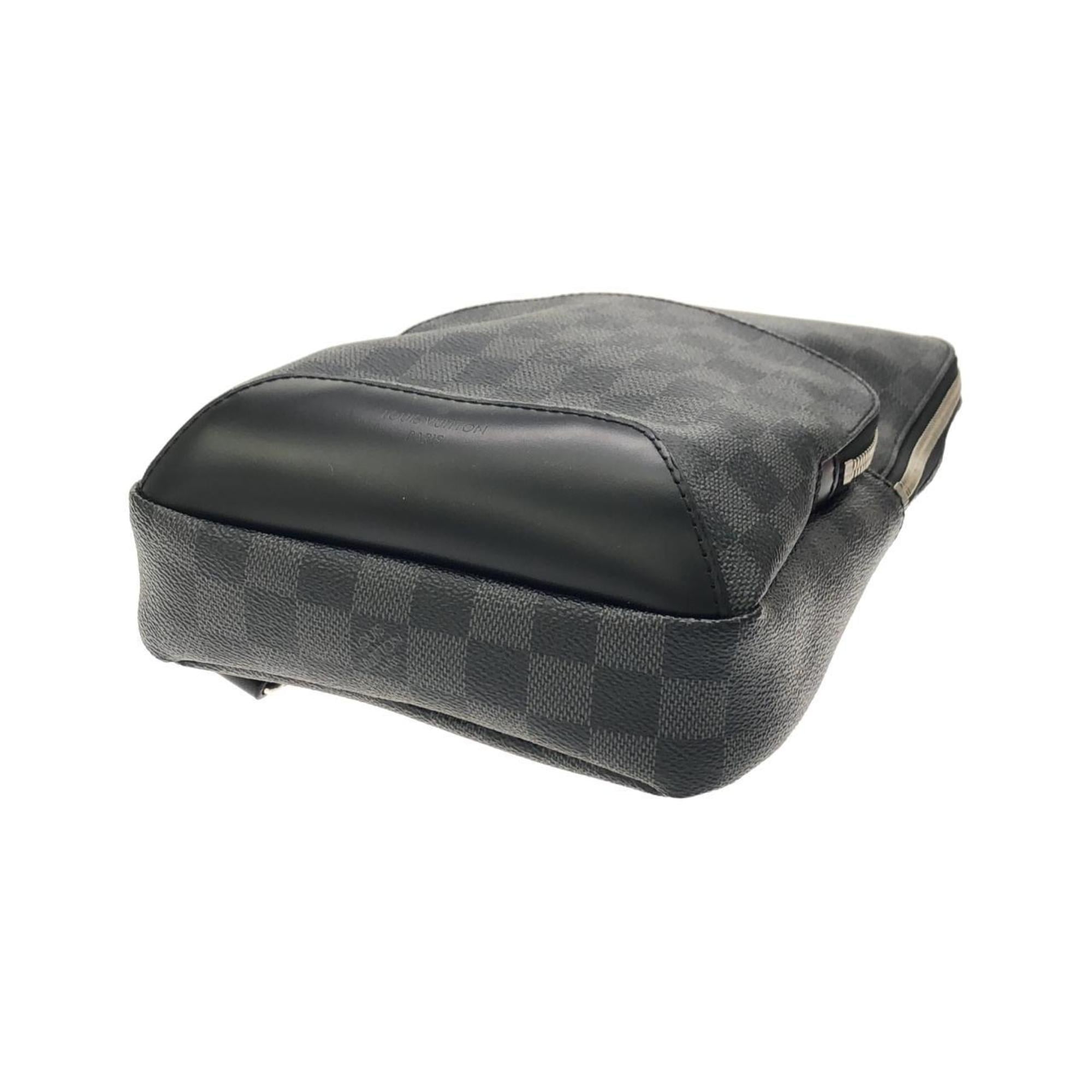 Louis Vuitton Graphite Coated Canvas Shoulder Bag (Pre-Owned)