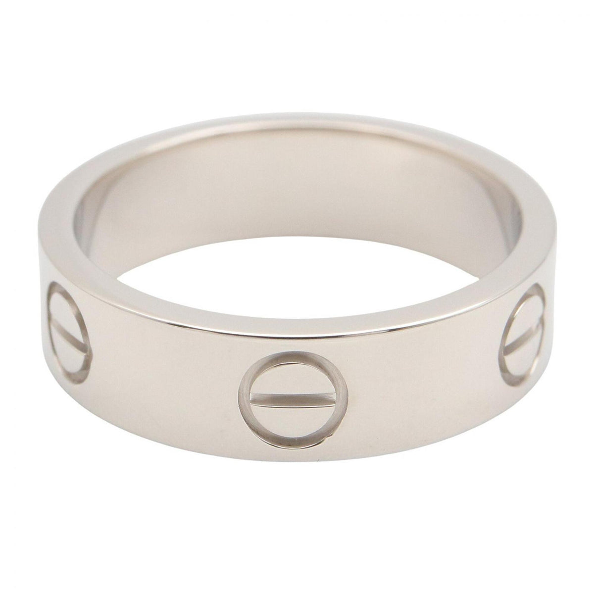 Cartier White Gold White Gold (18K) Band Ring (Pre-Owned)