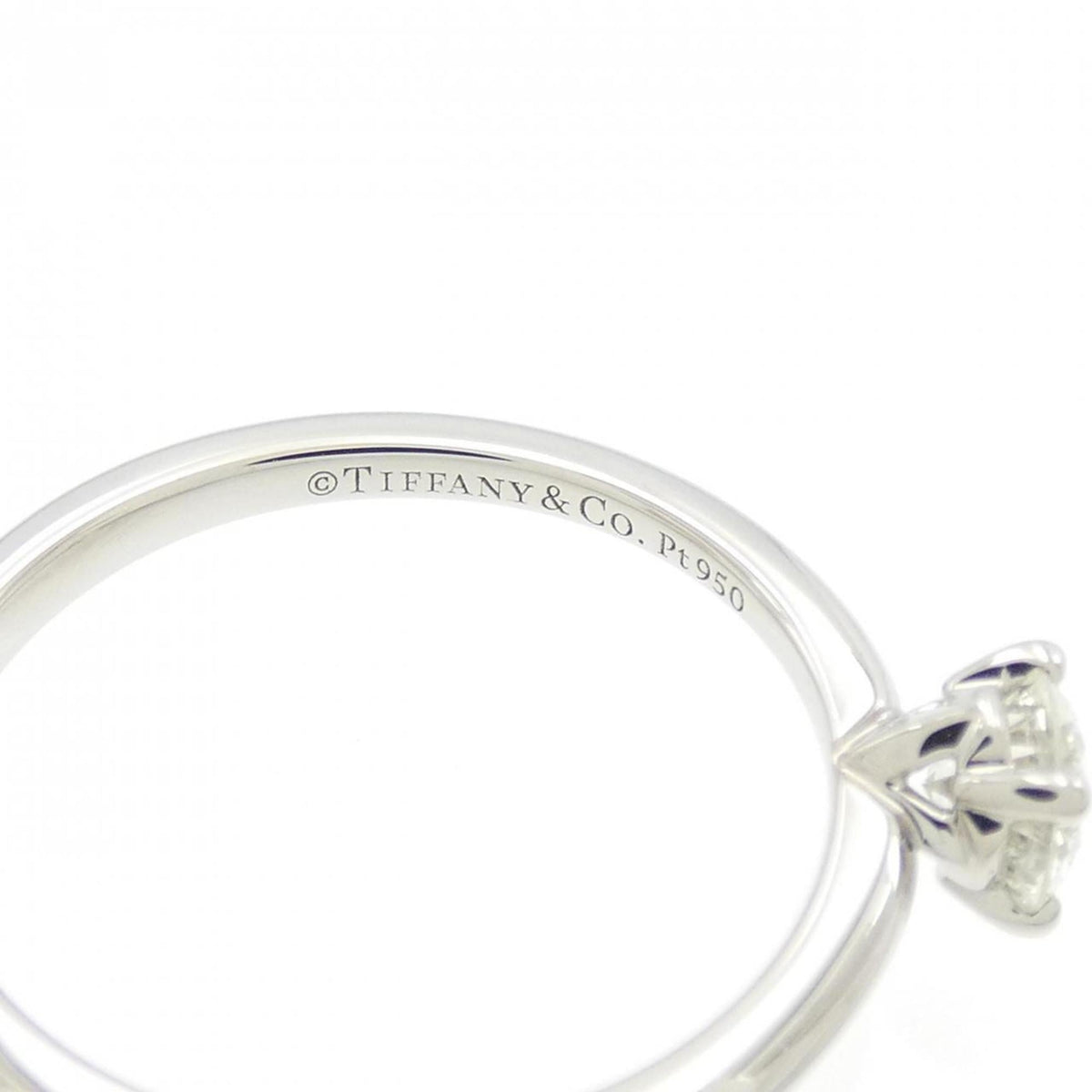Tiffany Platinum Band Ring (Pre-Owned)