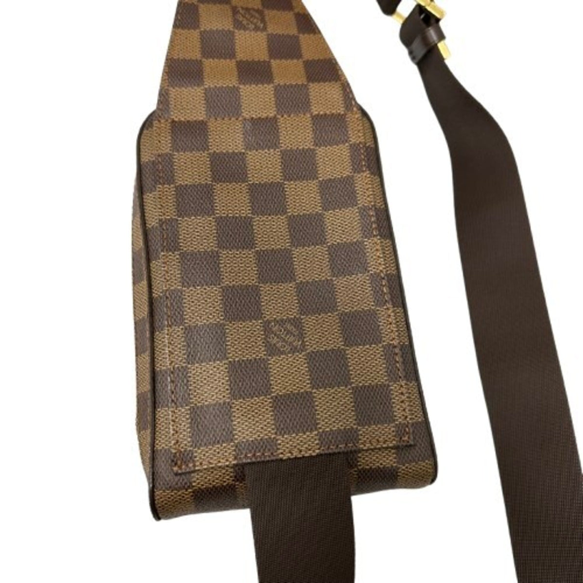 Louis Vuitton Damier Brown Damier Canvas Shoulder Bag Sling Bag (Pre-Owned)