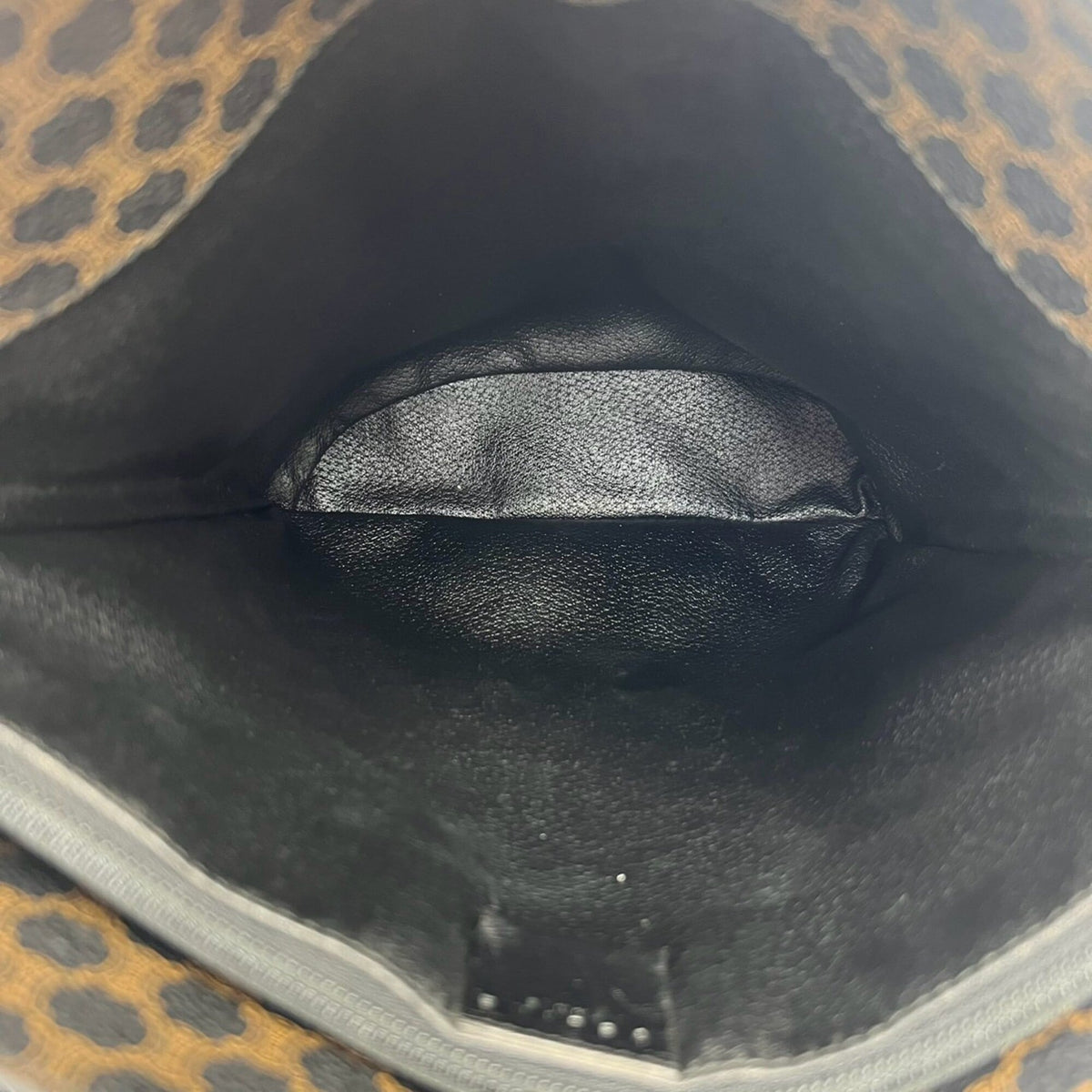 Celine Black Brown Leather Pvc Handbag Tote Bag (Pre-Owned)