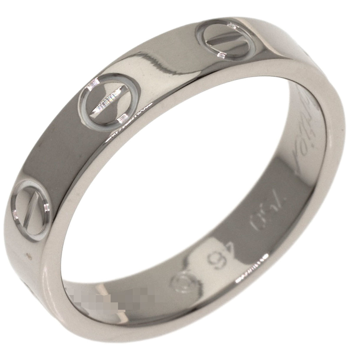 Cartier White Gold White Gold (18K) Band Ring (Pre-Owned)