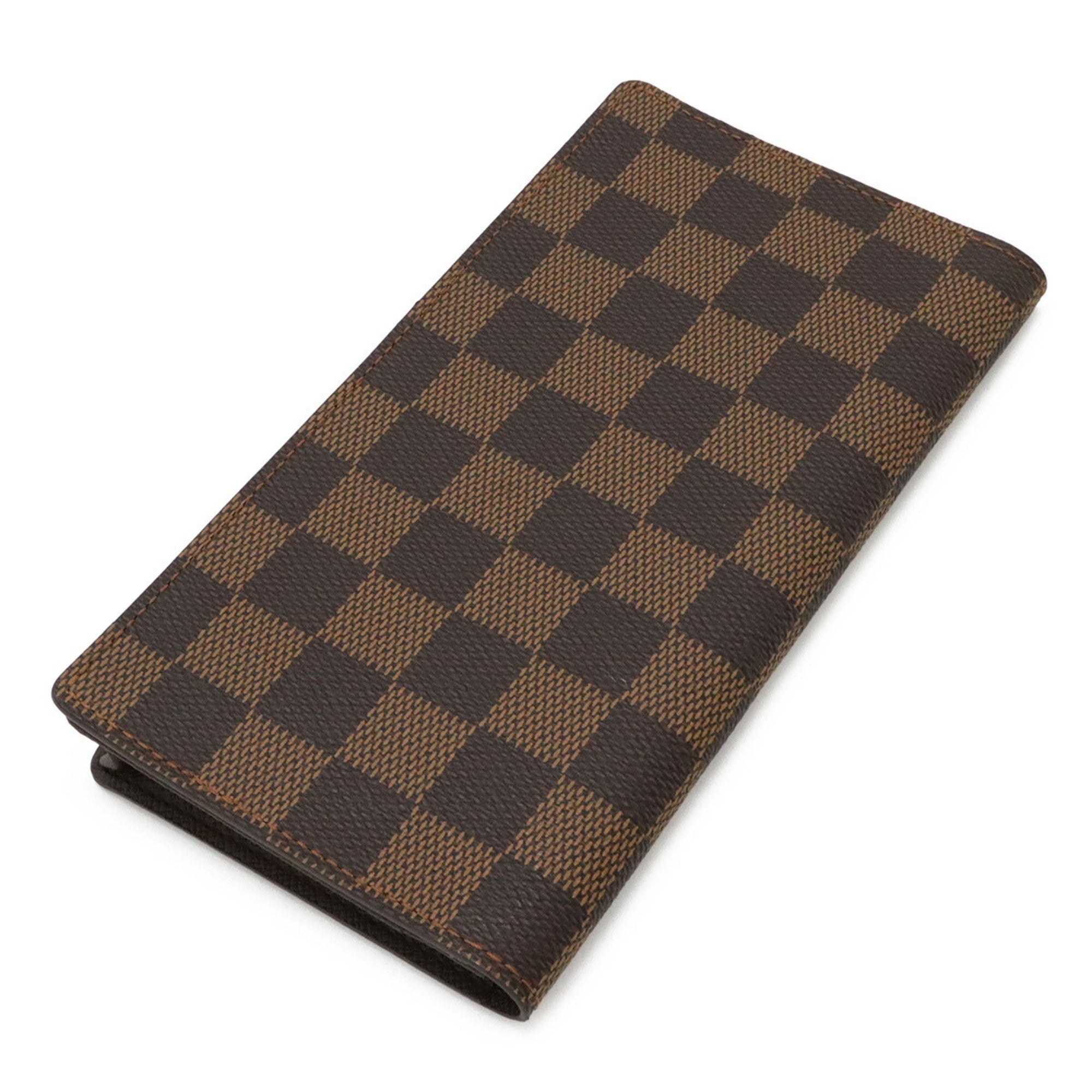Louis Vuitton Brown Damier Canvas Damier Canvas Pvc Long Bill Wallet (Bi-Fold) (Pre-Owned)