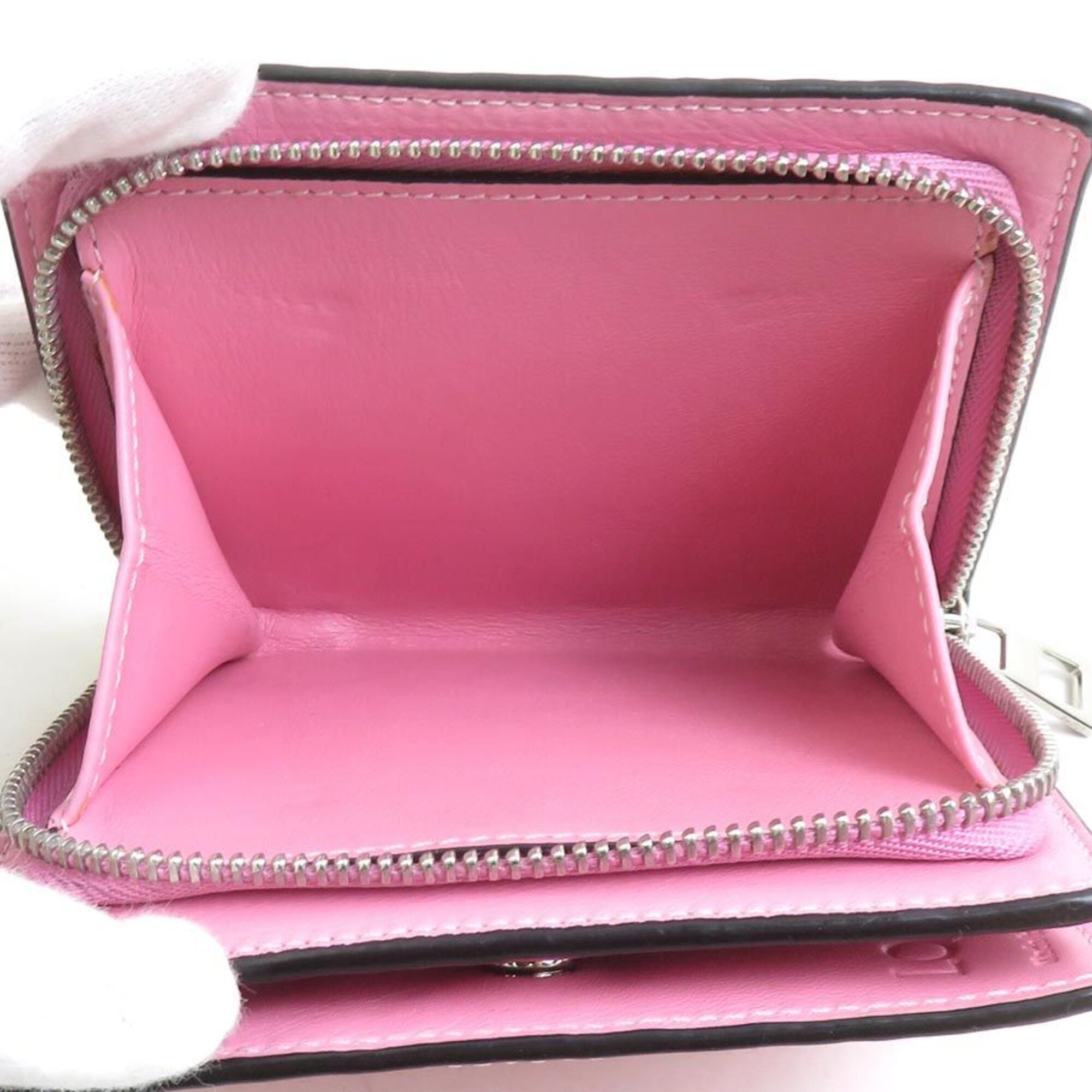 Loewe Pink Coated Canvas Wallet (Bi-Fold) (Pre-Owned)