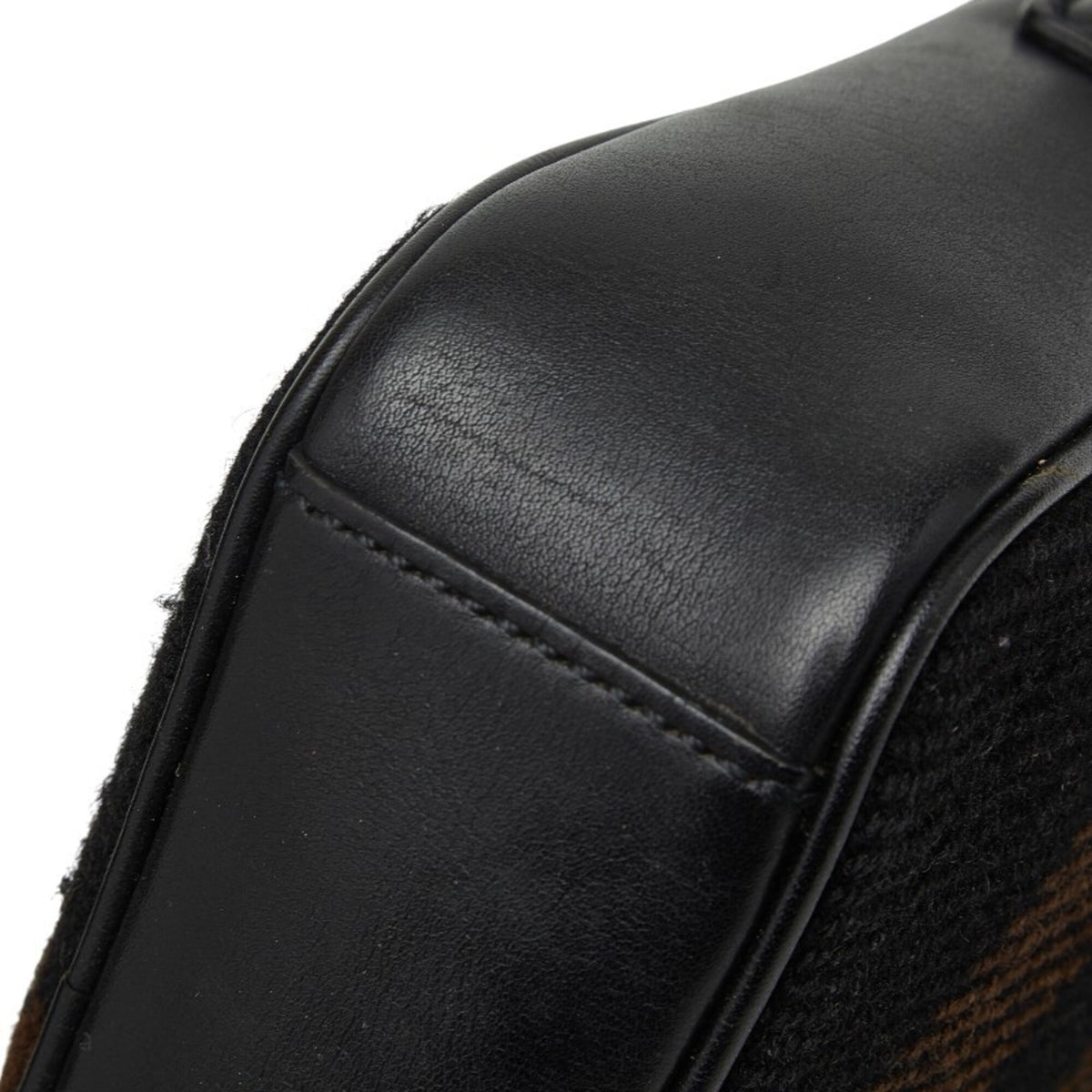 Burberry Black Brown Shoulder Bag (Pre-Owned)