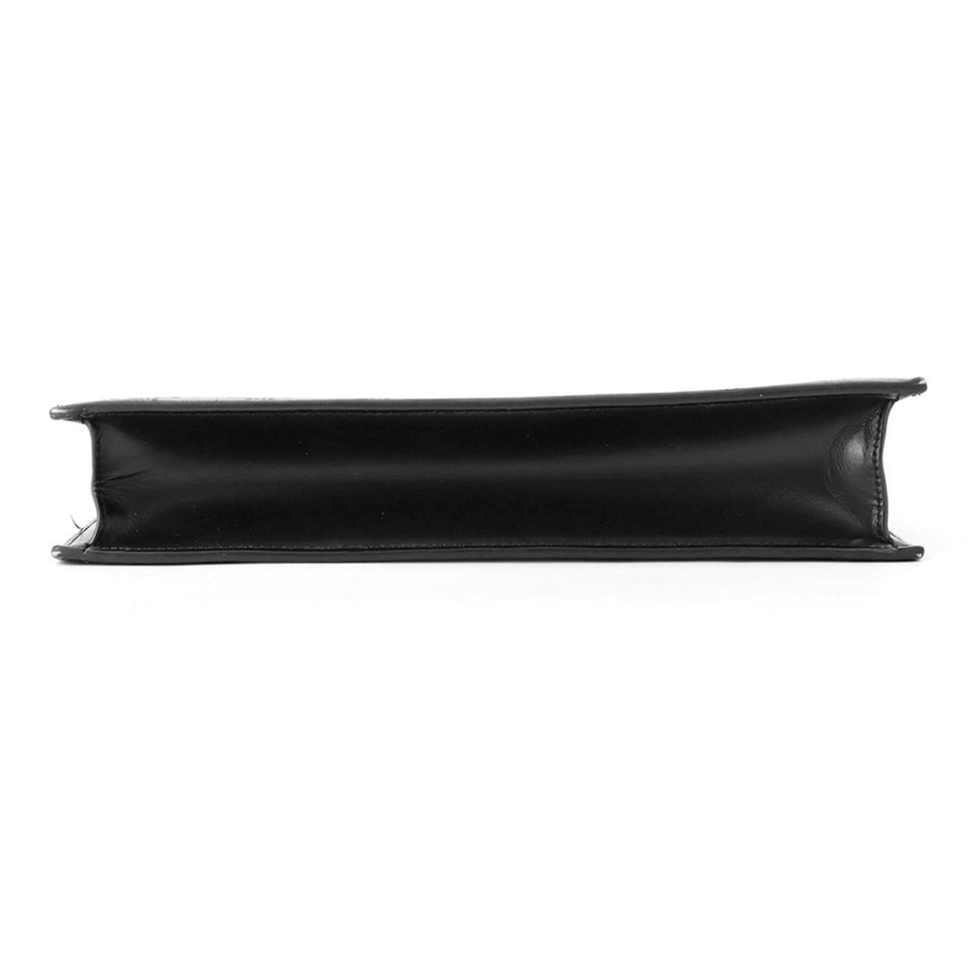 Celine Black Leather Clutch Bag (Pre-Owned)