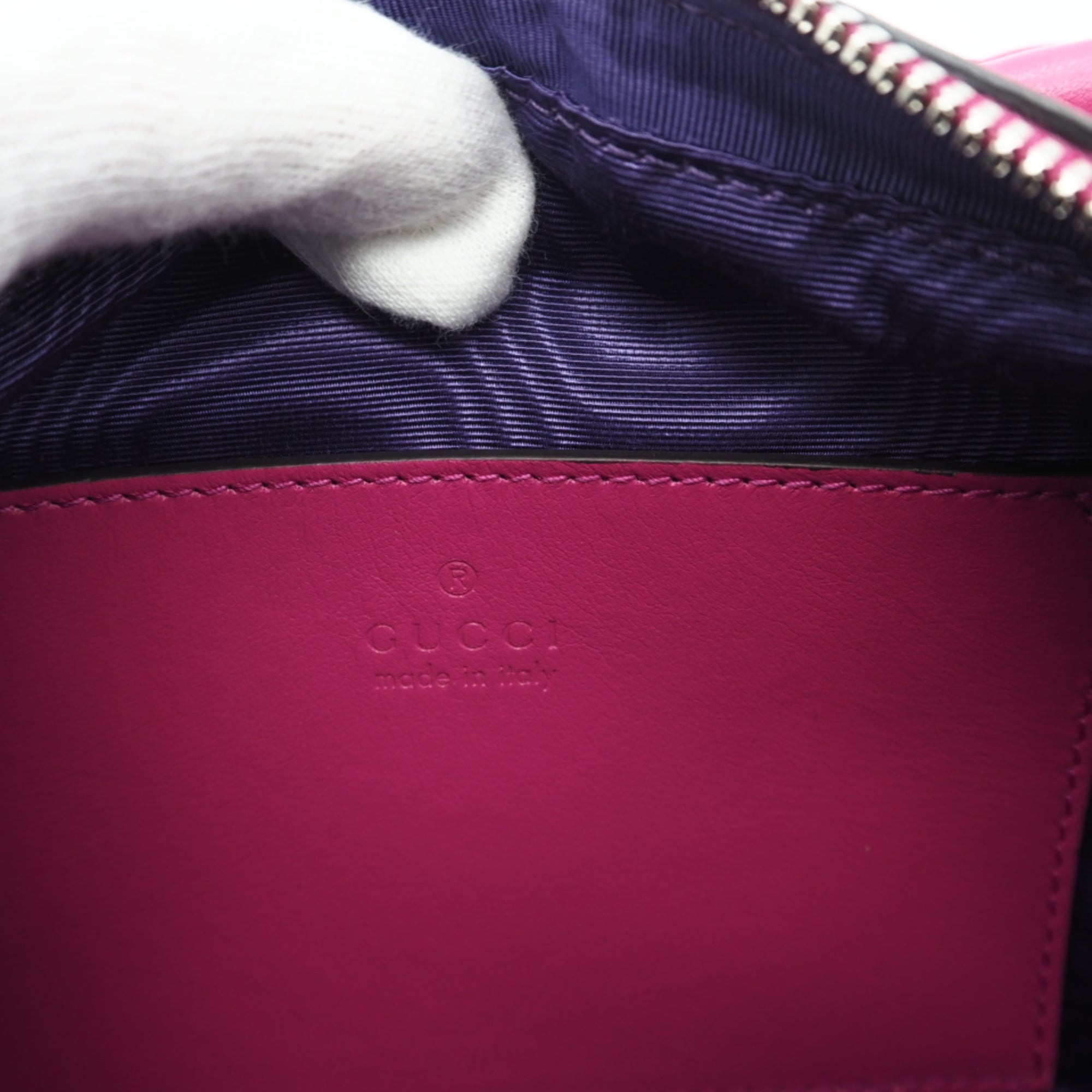 Gucci Pink Nylon Handbag (Pre-Owned)