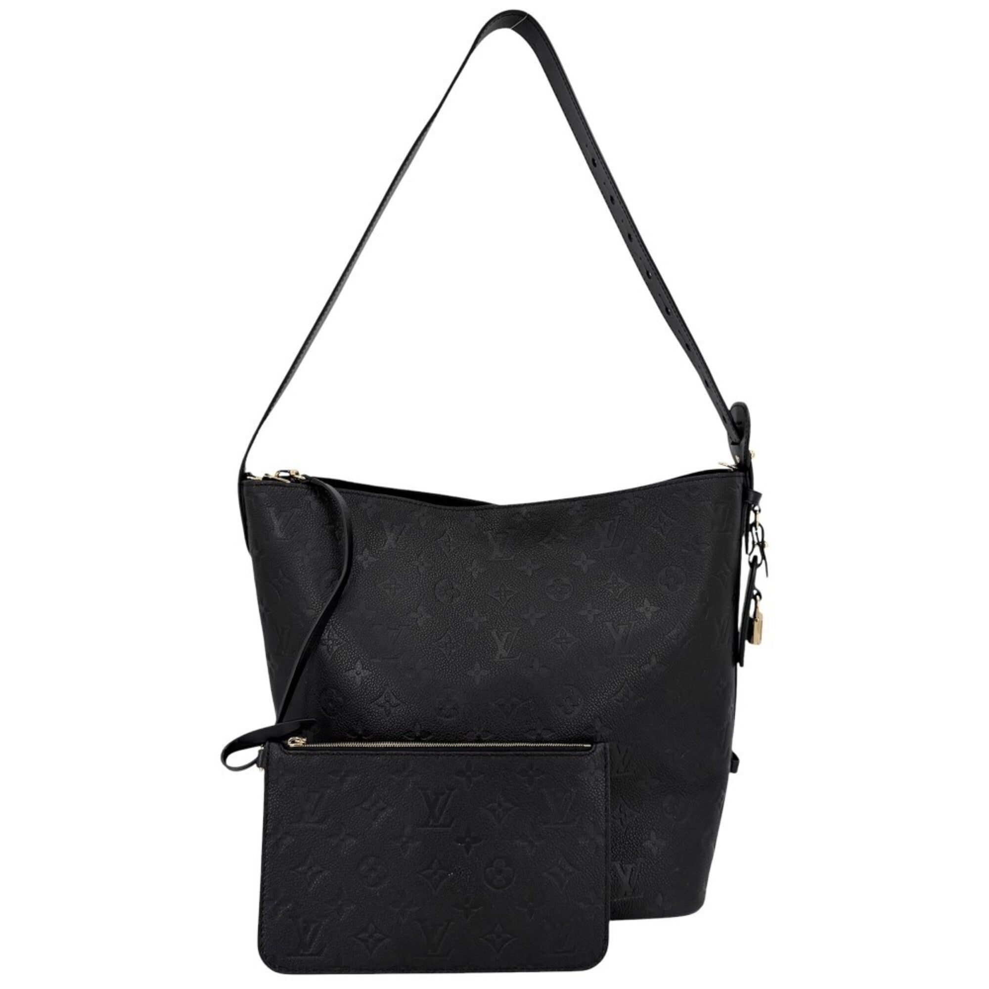 Louis Vuitton Black Monogram Empreinte Shoulder Bag (Pre-Owned)