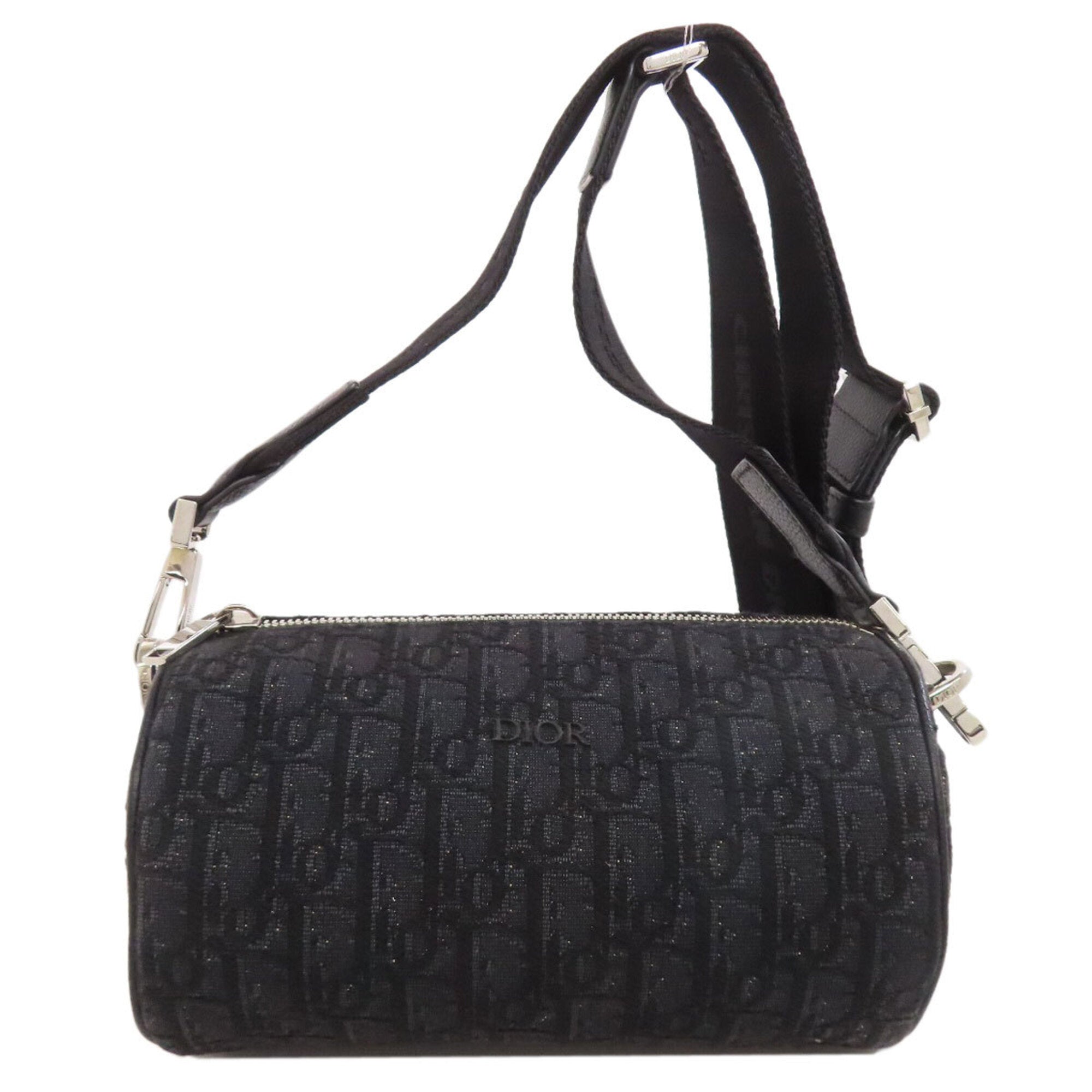 Christian Dior Black Canvas Shoulder Bag (Pre-Owned)