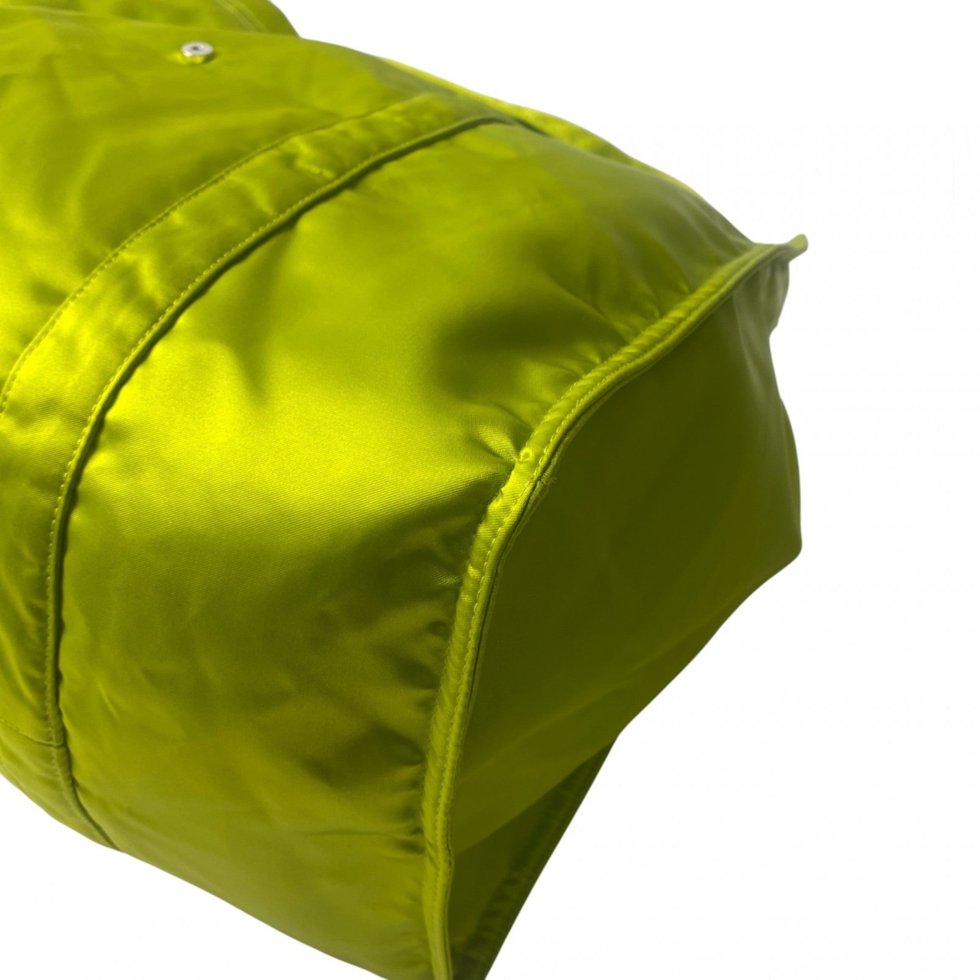 Fendi Green Yellow Nylon Eco-Bag Tote Bag (Pre-Owned)