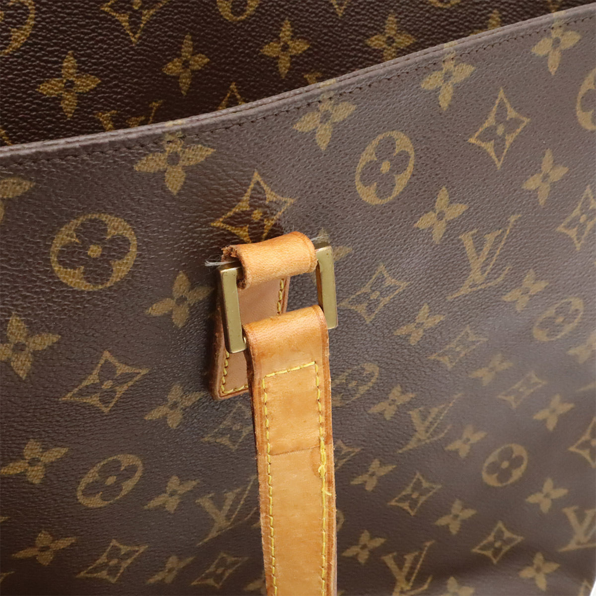 Louis Vuitton Brown Monogram Shoulder Bag Tote Bag (Pre-Owned)
