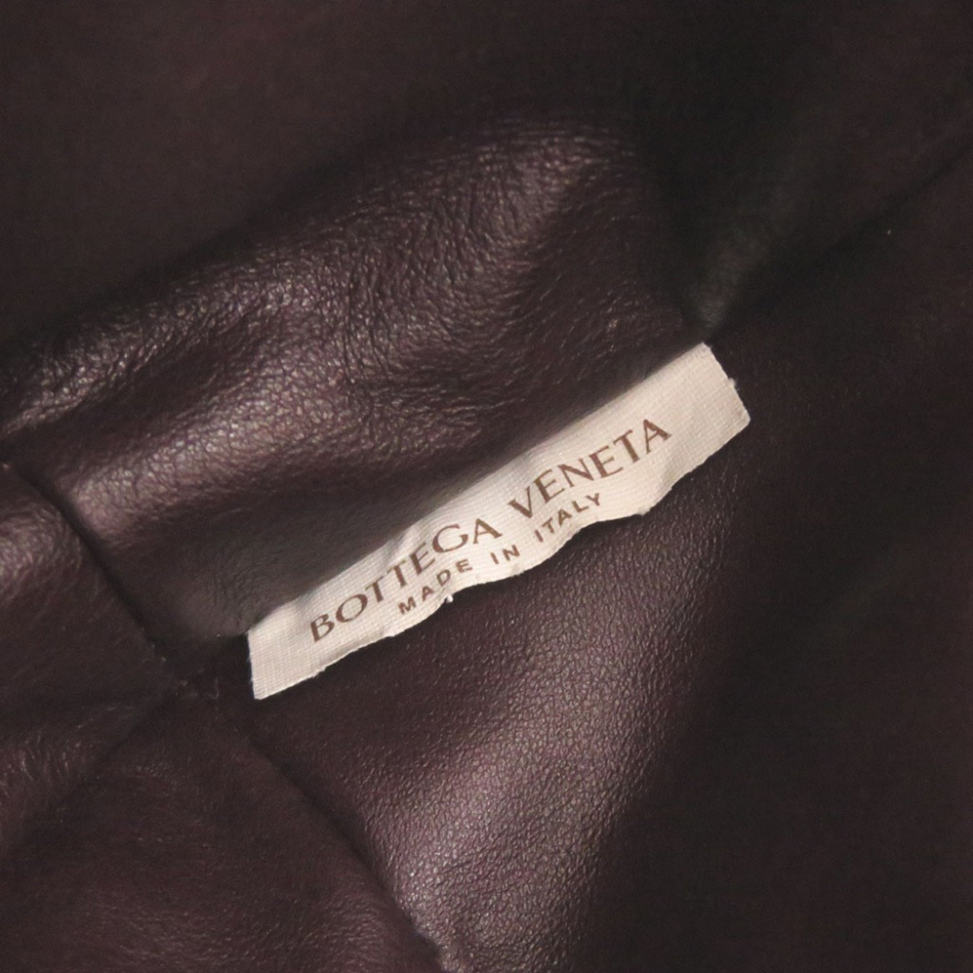 Bottega Veneta Purple Leather Shoulder Bag (Pre-Owned)