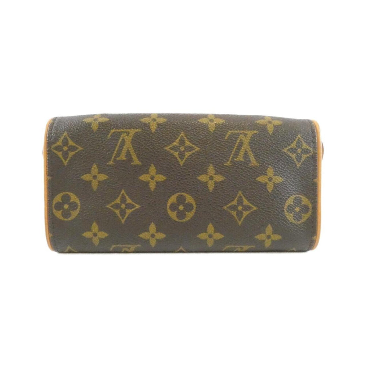 Louis Vuitton Marron Coated Canvas Pochette Shoulder Bag (Pre-Owned)