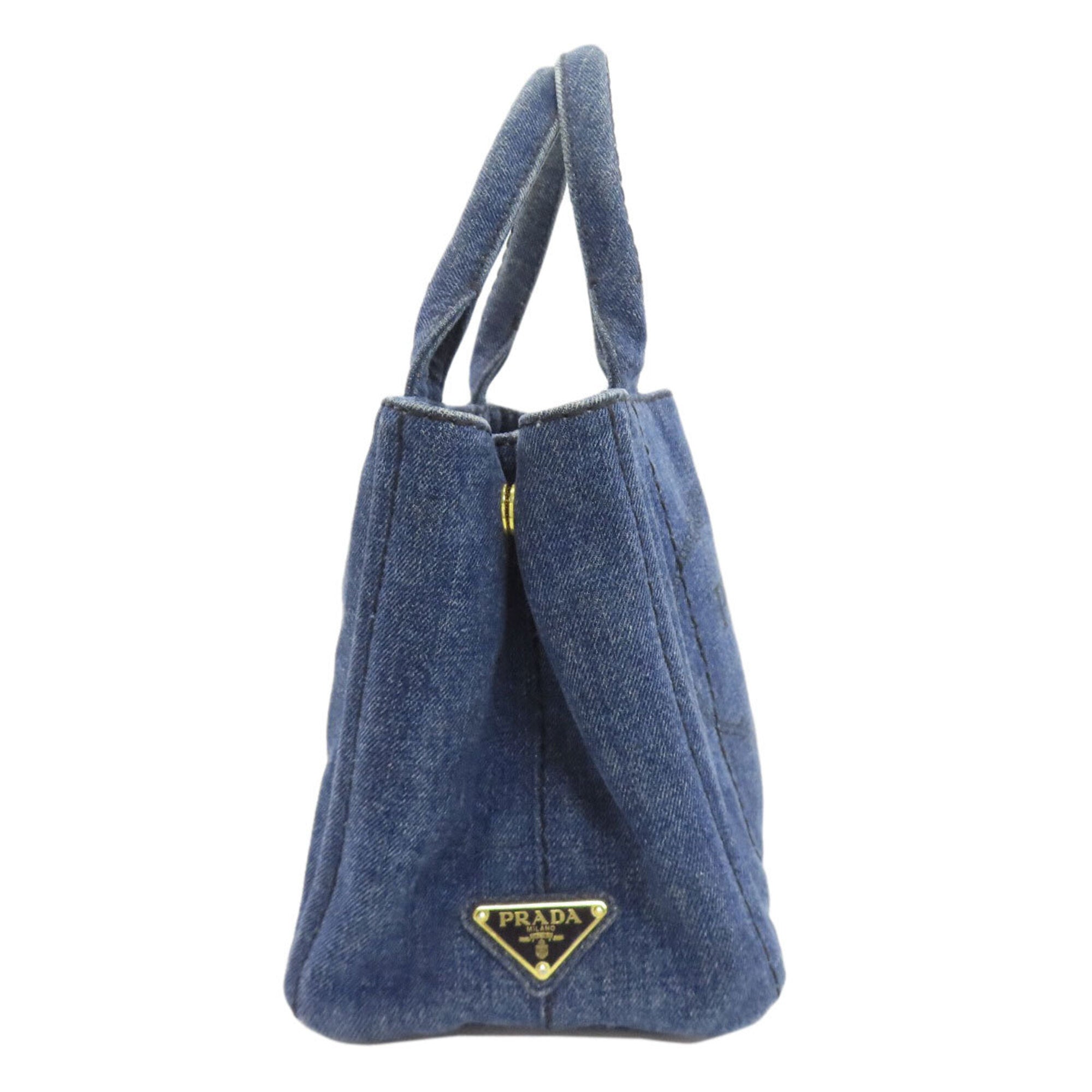 Prada Blue Denim Handbag (Pre-Owned)