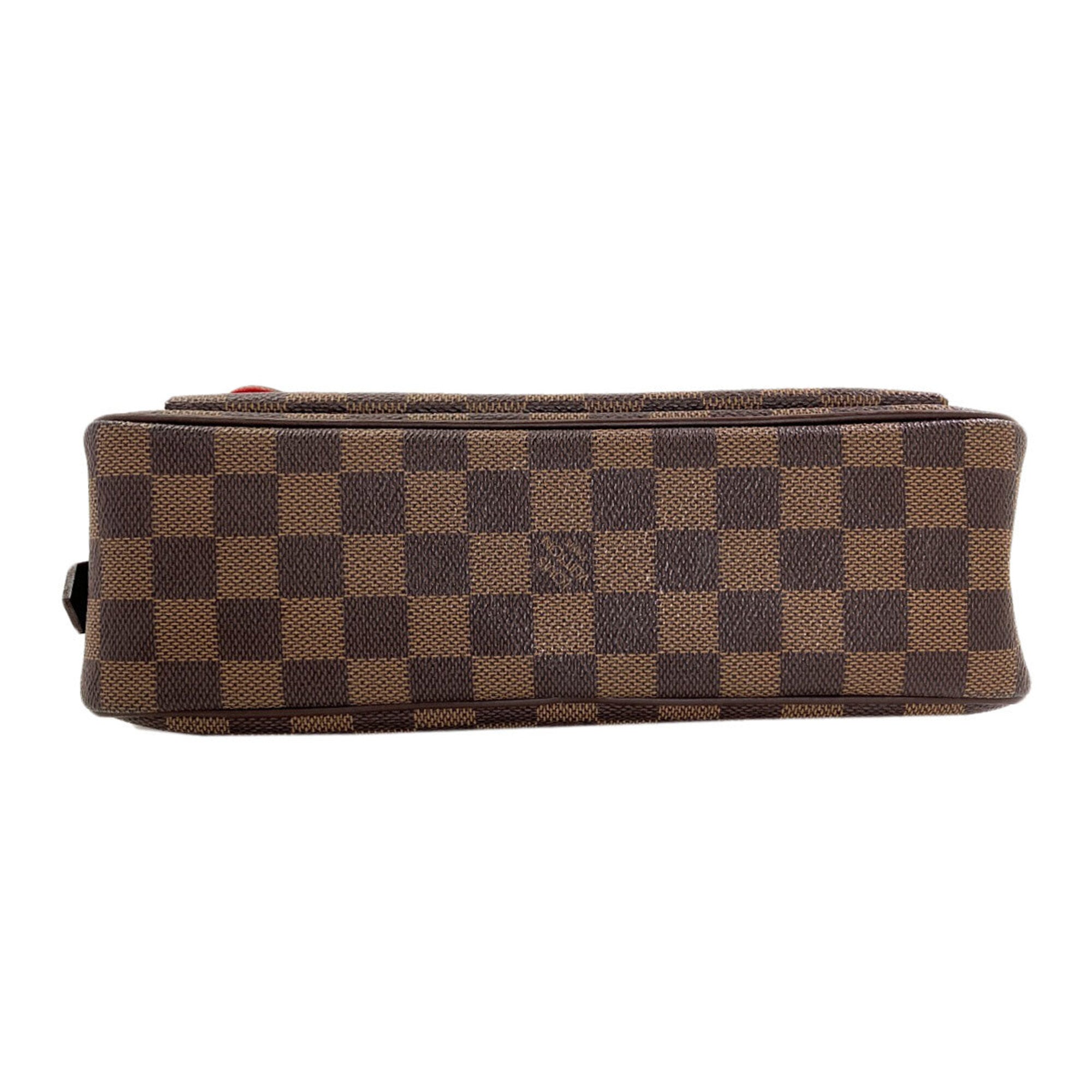 Louis Vuitton Damier Damier Canvas Ebene Damier Canvas Shoulder Bag (Pre-Owned)