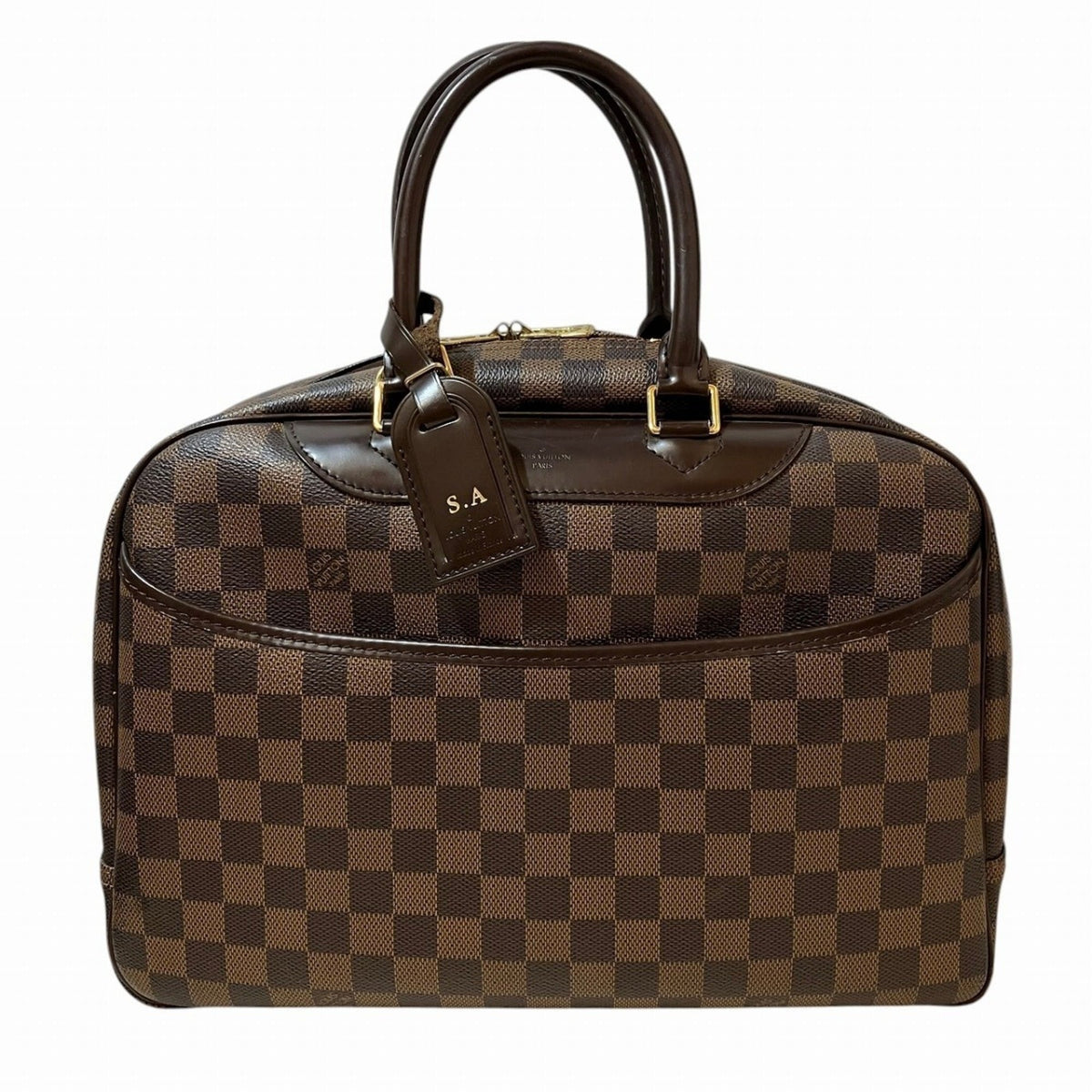 Louis Vuitton Brown Damier Canvas Galle Handbag (Pre-Owned)