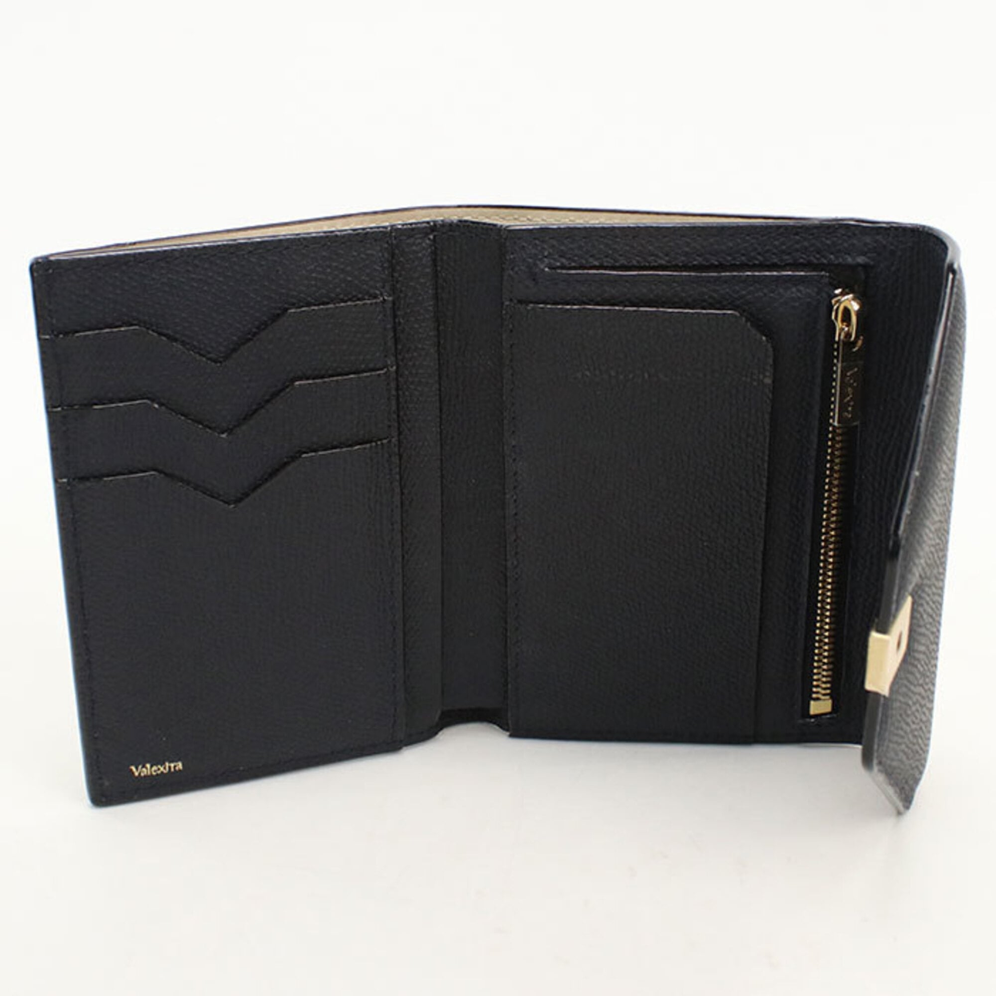 Valextra Navy Wallet (Tri-Fold) (Pre-Owned)