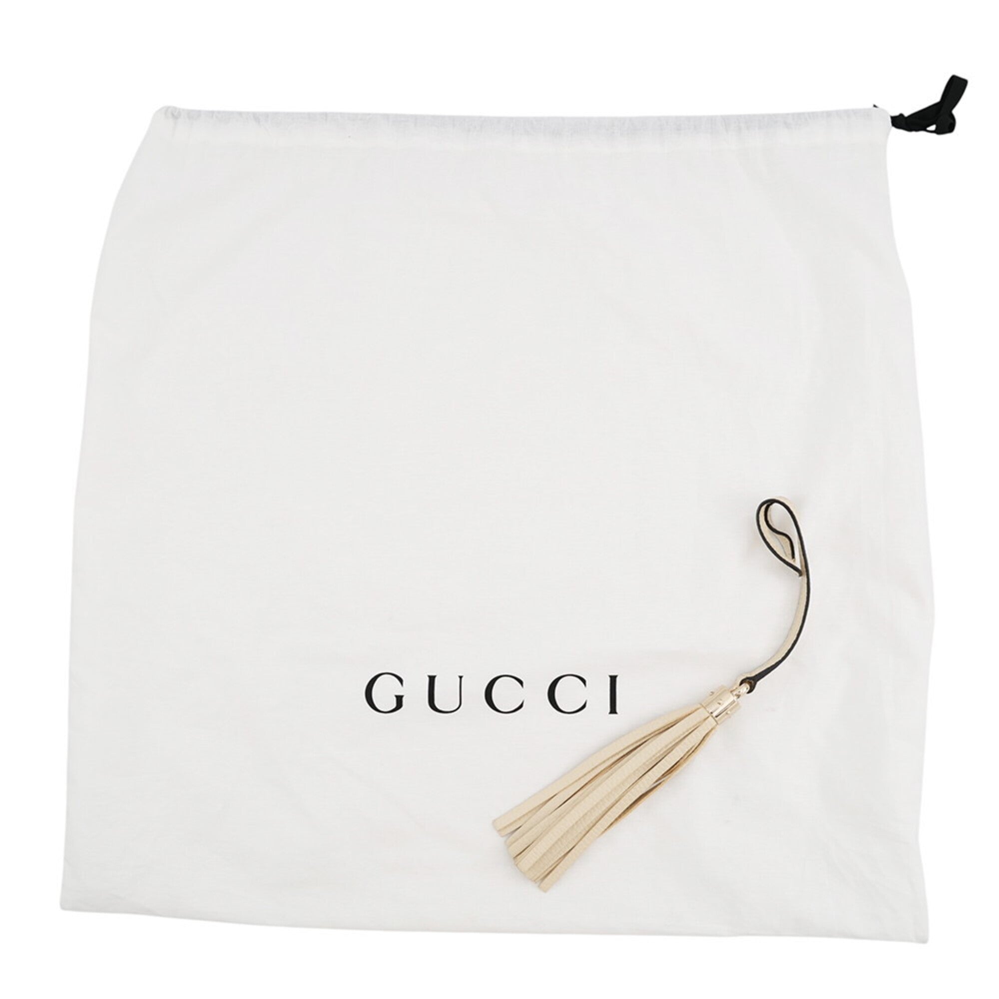 Gucci Ivory Leather Handbag Tote Bag (Pre-Owned)