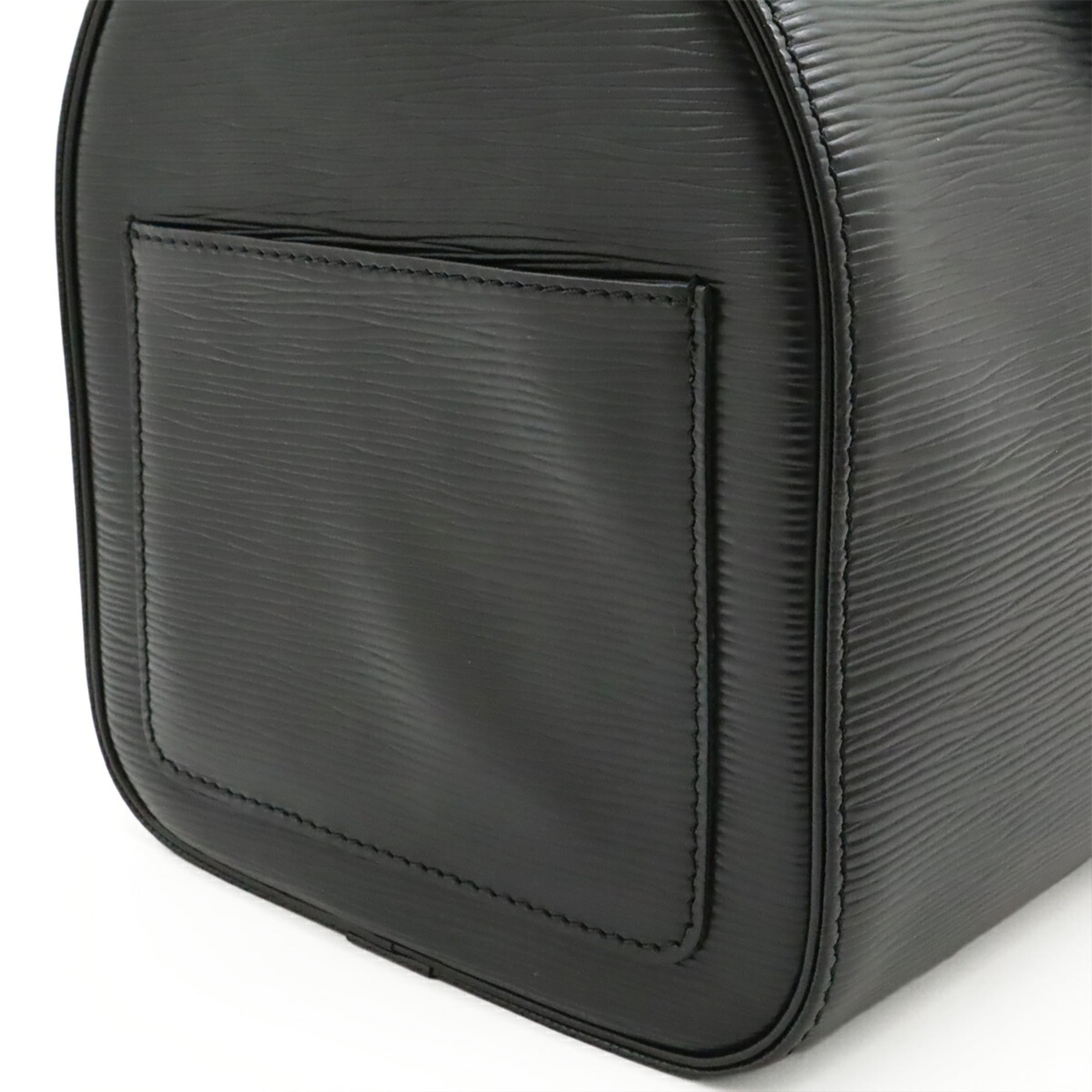 Louis Vuitton Black Noir Epi Leather Boston Bag Handbag (Pre-Owned)