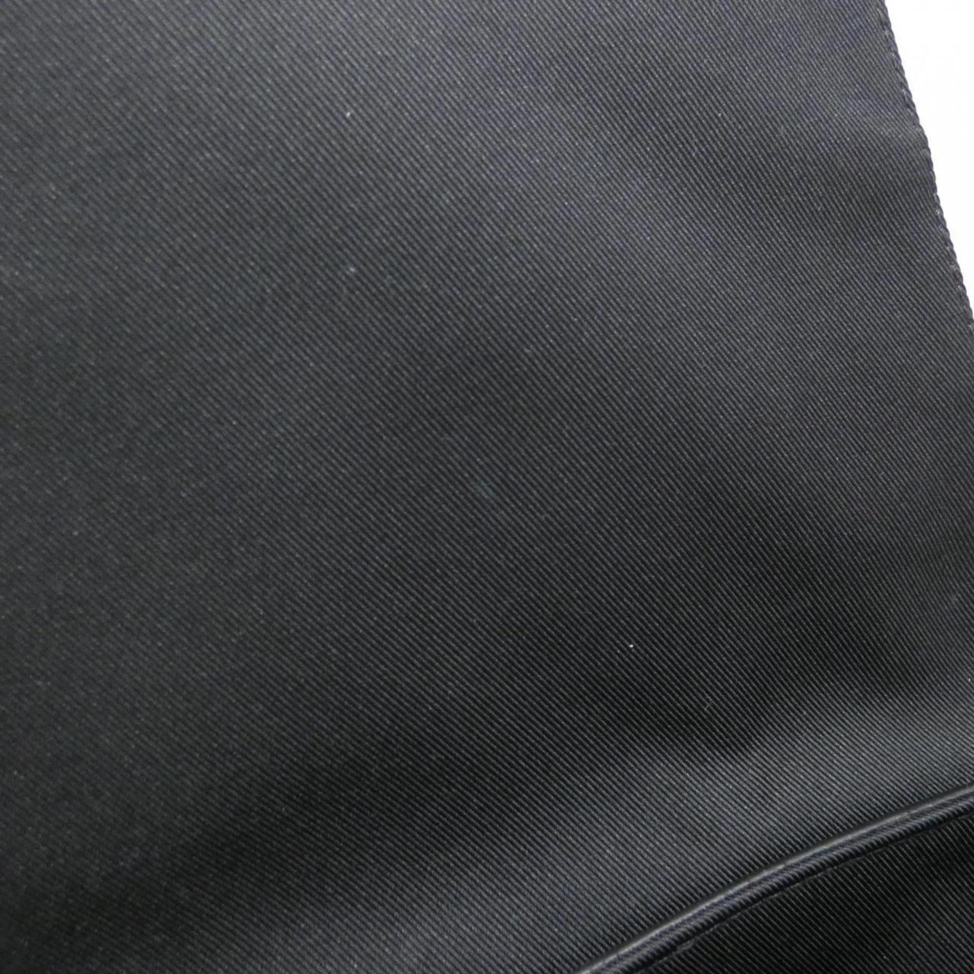 Louis Vuitton Black Denim Leather Shoulder Bag (Pre-Owned)