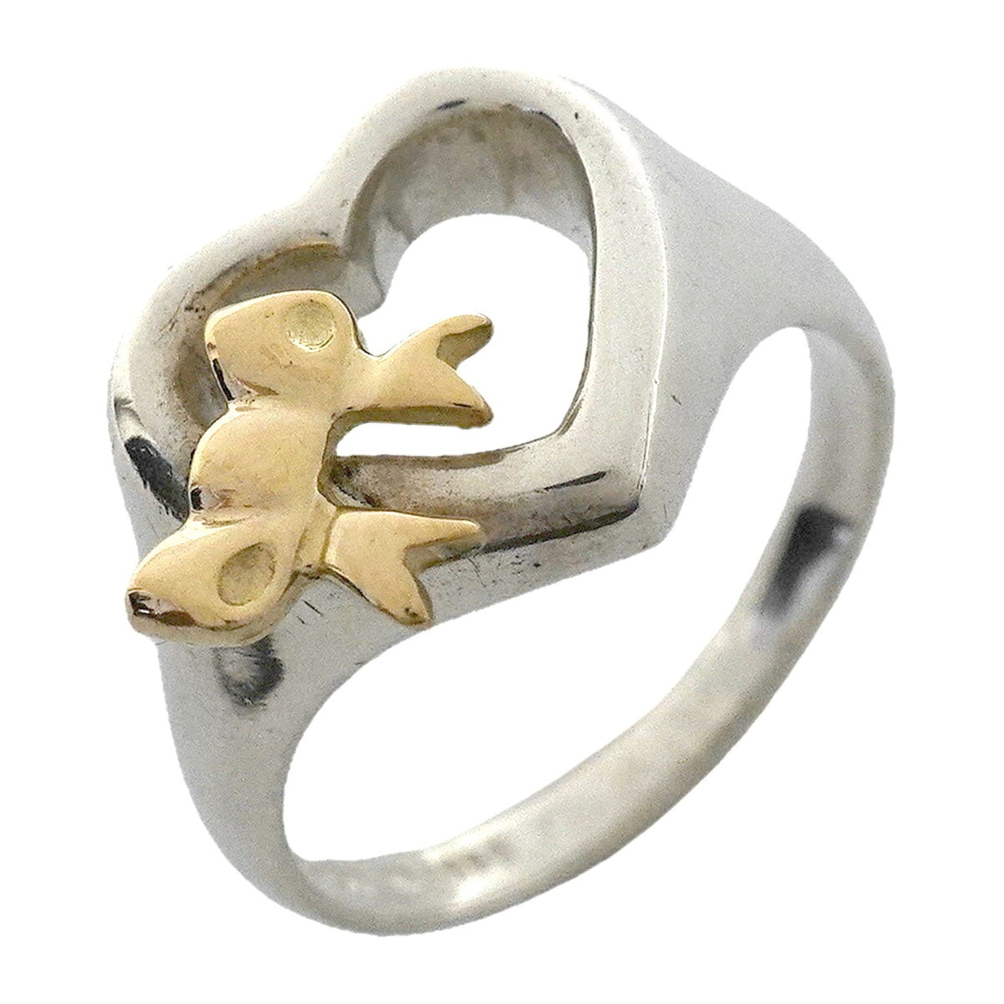 Tiffany Yellow Gold (18K) Silver 925 Band Ring (Pre-Owned)