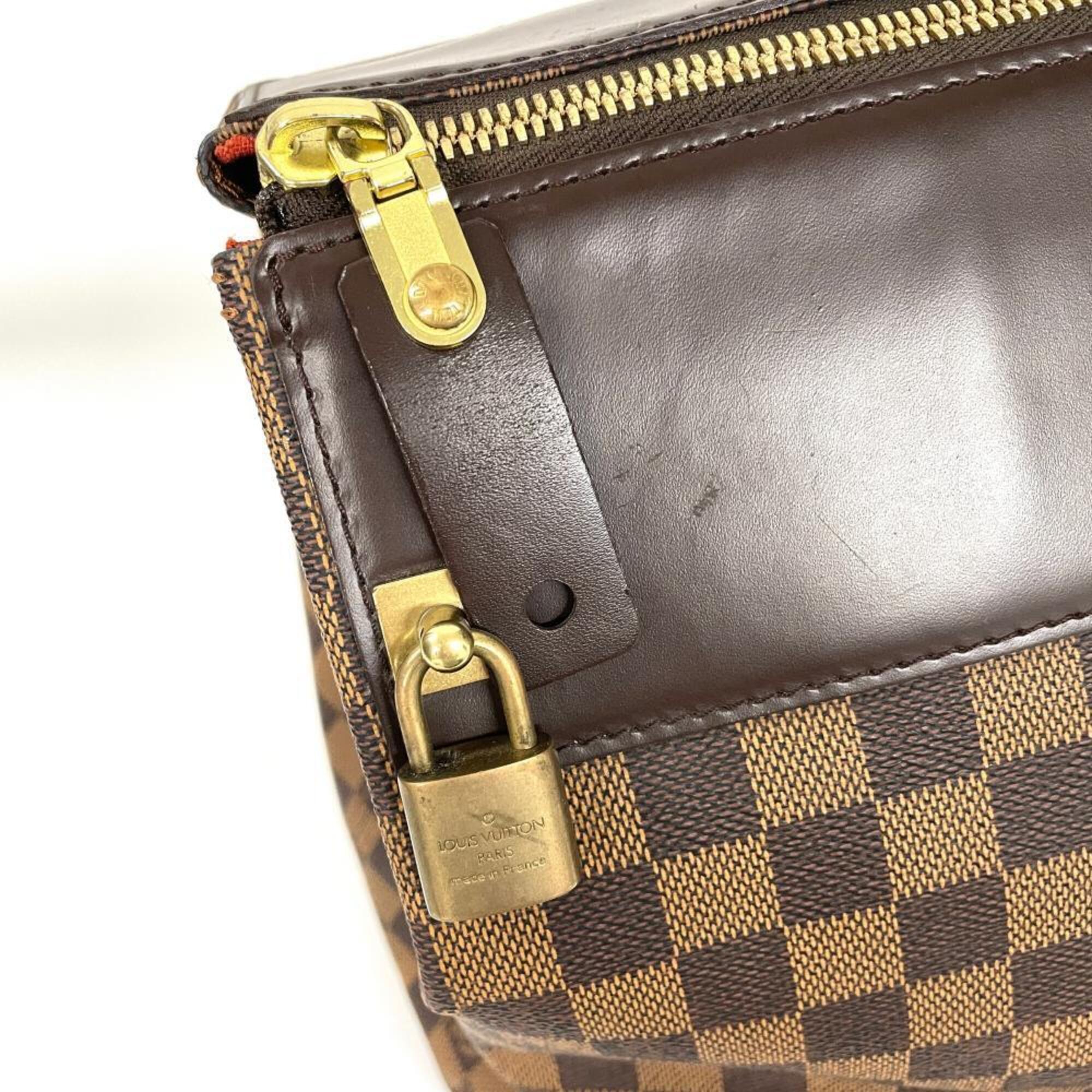 Louis Vuitton Brown Damier Canvas Boston Bag (Pre-Owned)