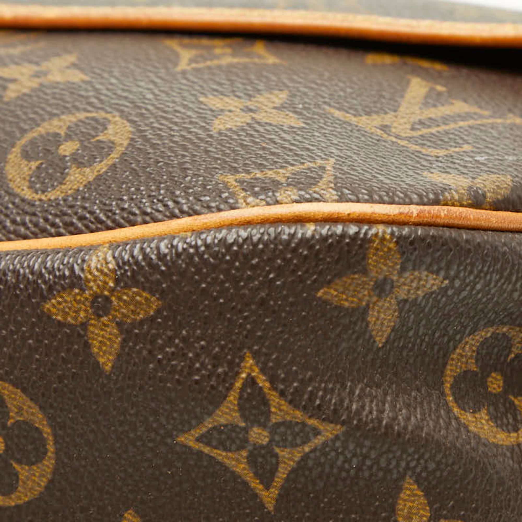 Louis Vuitton Brown Pvc Leather Shoulder Bag (Pre-Owned)
