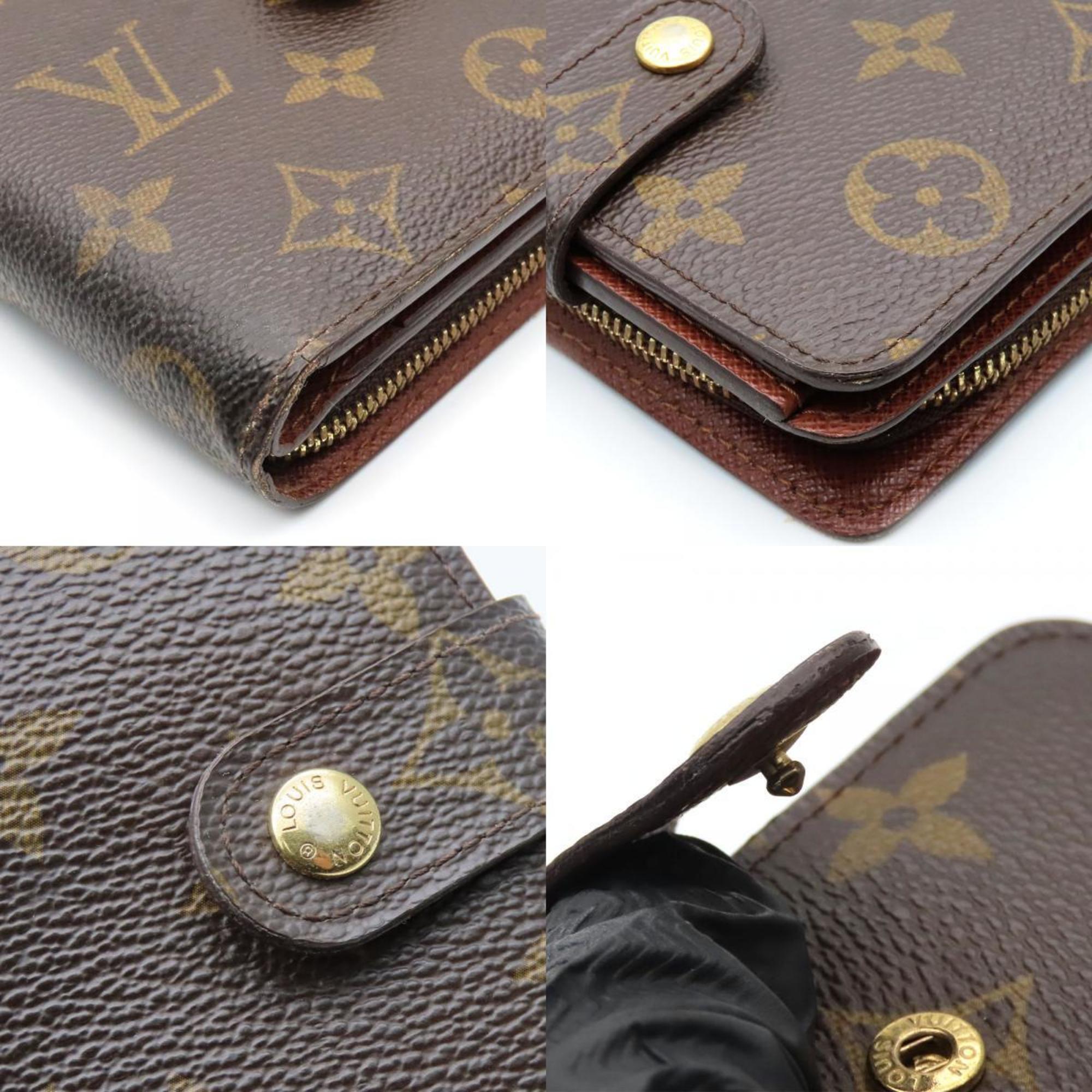 Louis Vuitton Brown Monogram Wallet (Bi-Fold) (Pre-Owned)