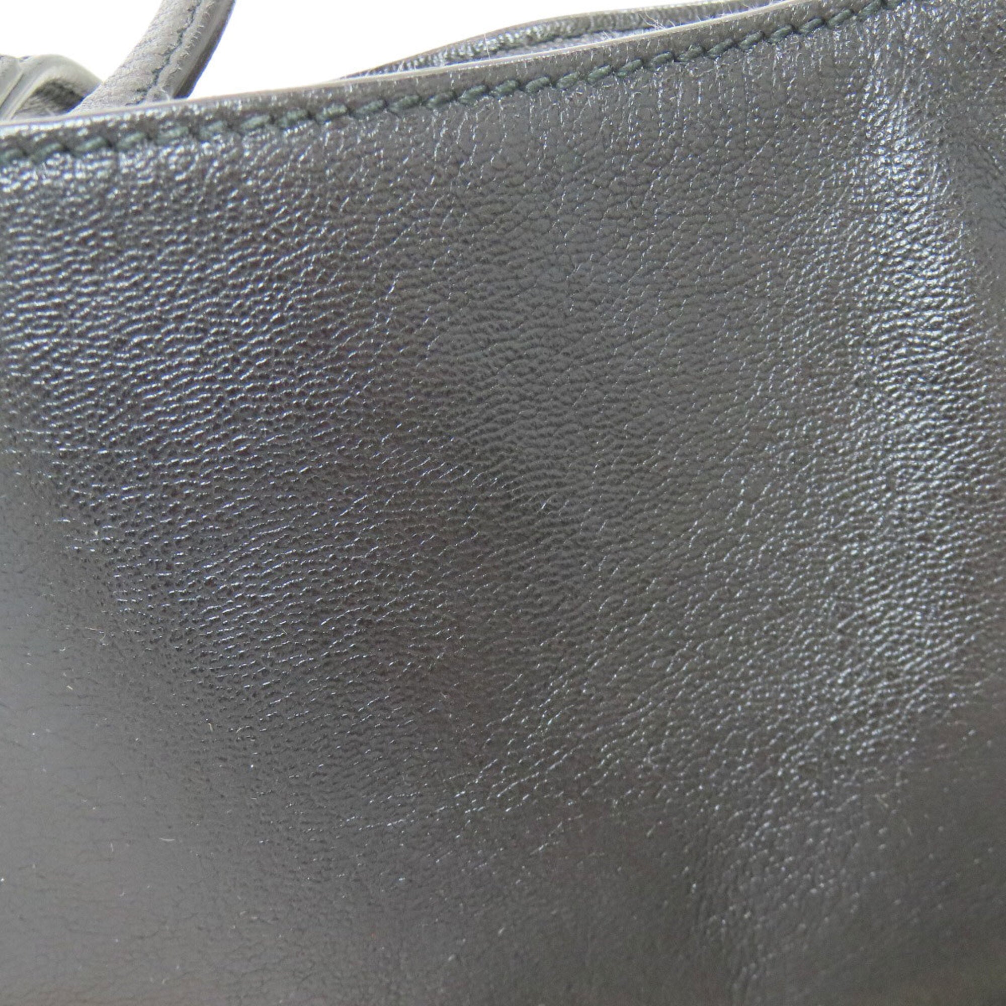 Gucci Black Leather Tote Bag (Pre-Owned)