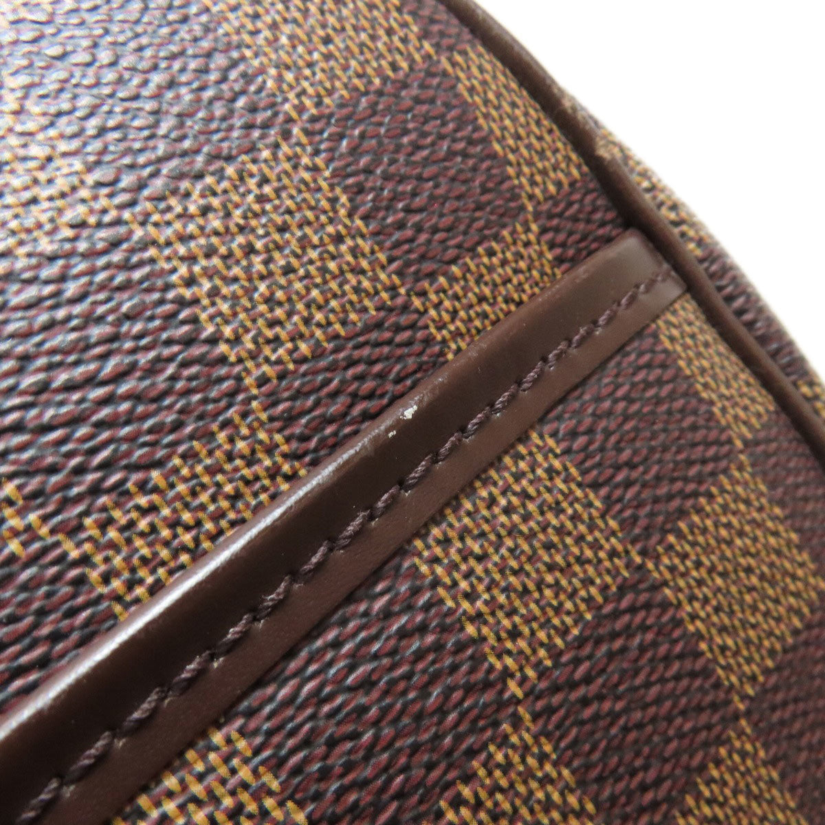 Louis Vuitton Brown Damier Canvas Ebene Damier Canvas Shoulder Bag (Pre-Owned)