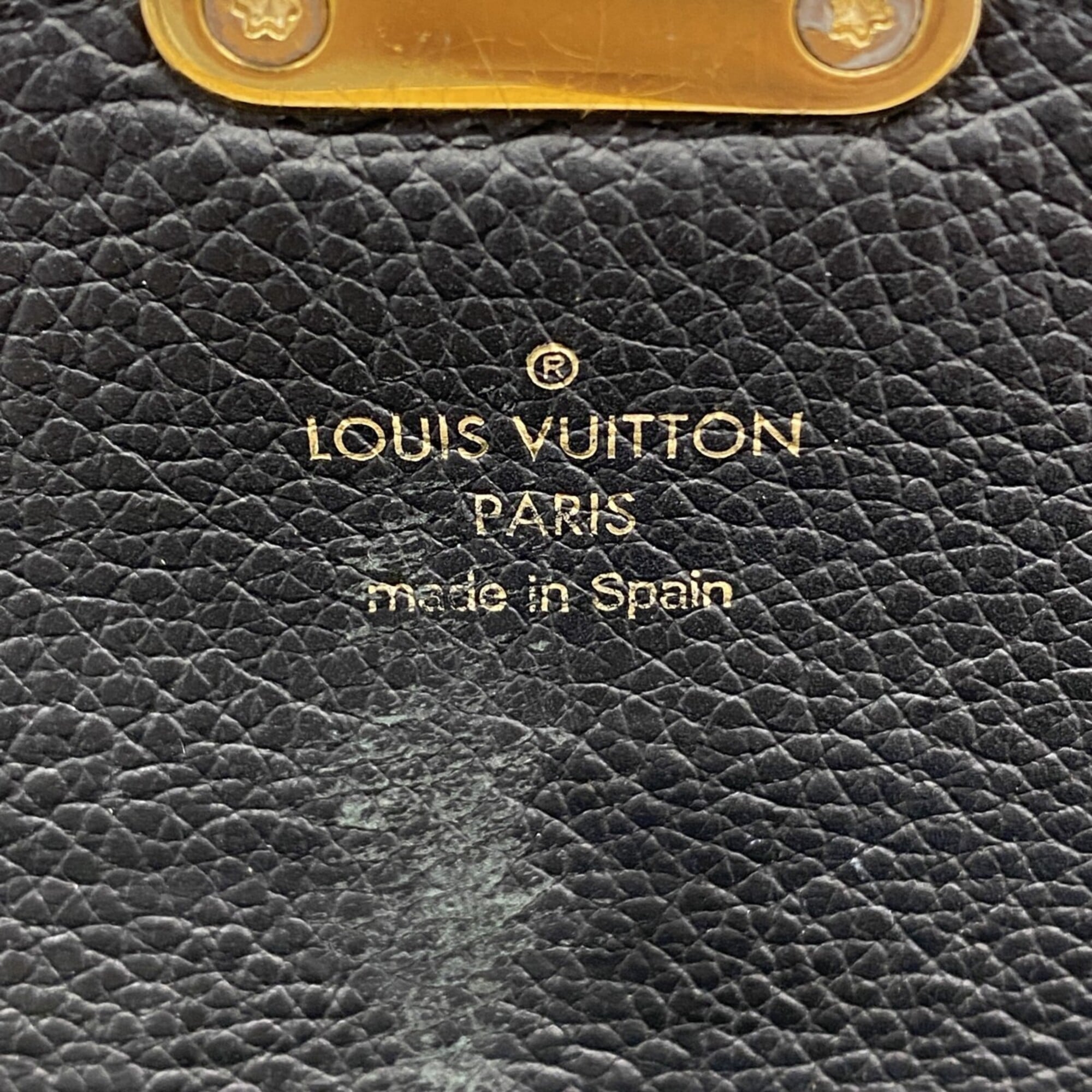 Louis Vuitton Noir Long Wallet (Bi-Fold) (Pre-Owned)