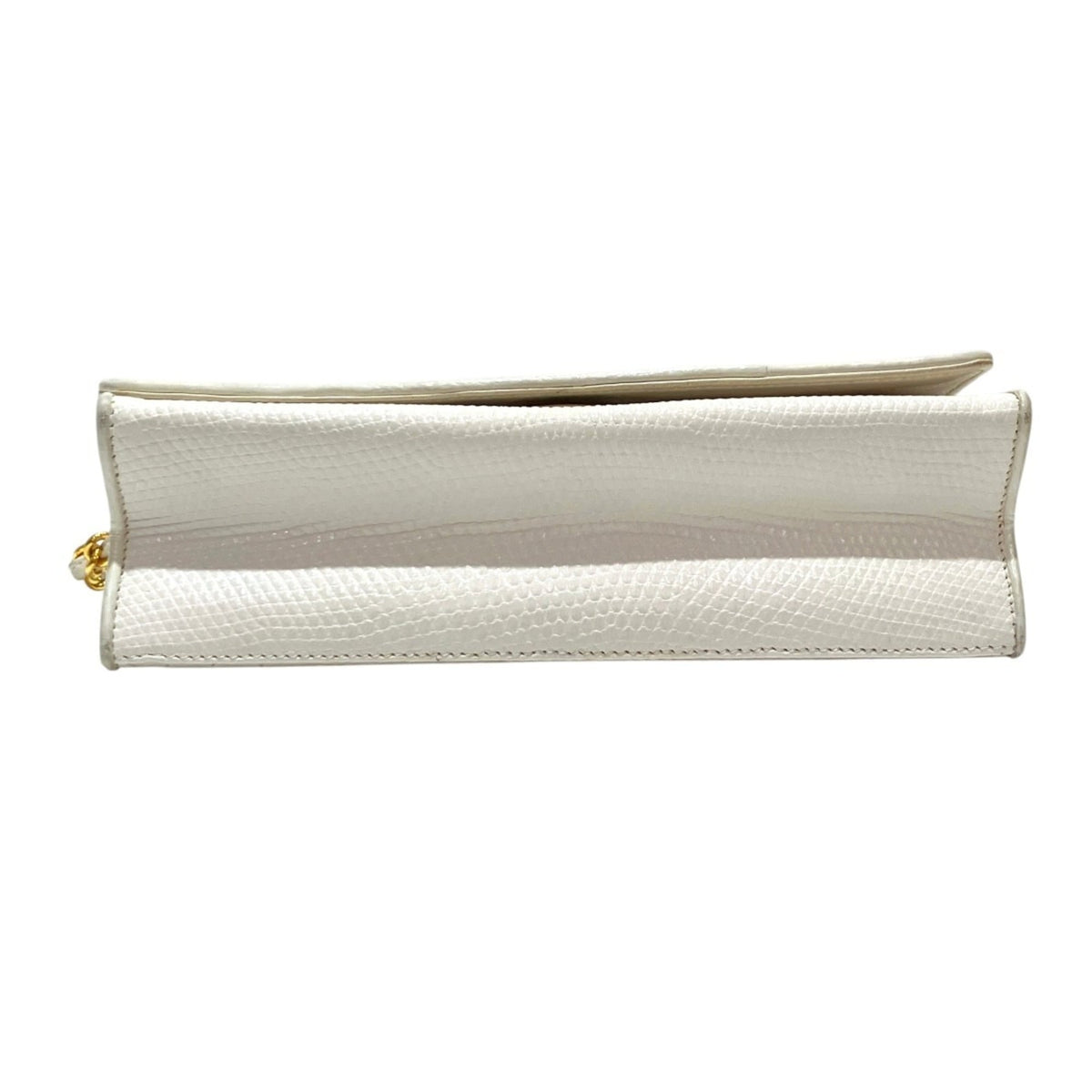 Chanel White Leather Shoulder Bag (Pre-Owned)