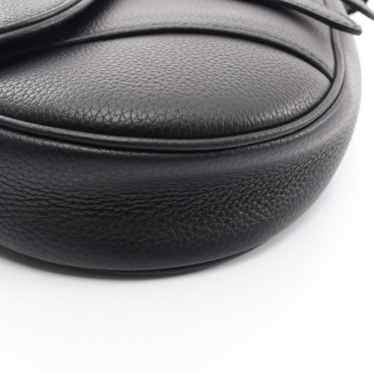 Christian Dior Black Leather Fanny Pack Sling Bag (Pre-Owned)