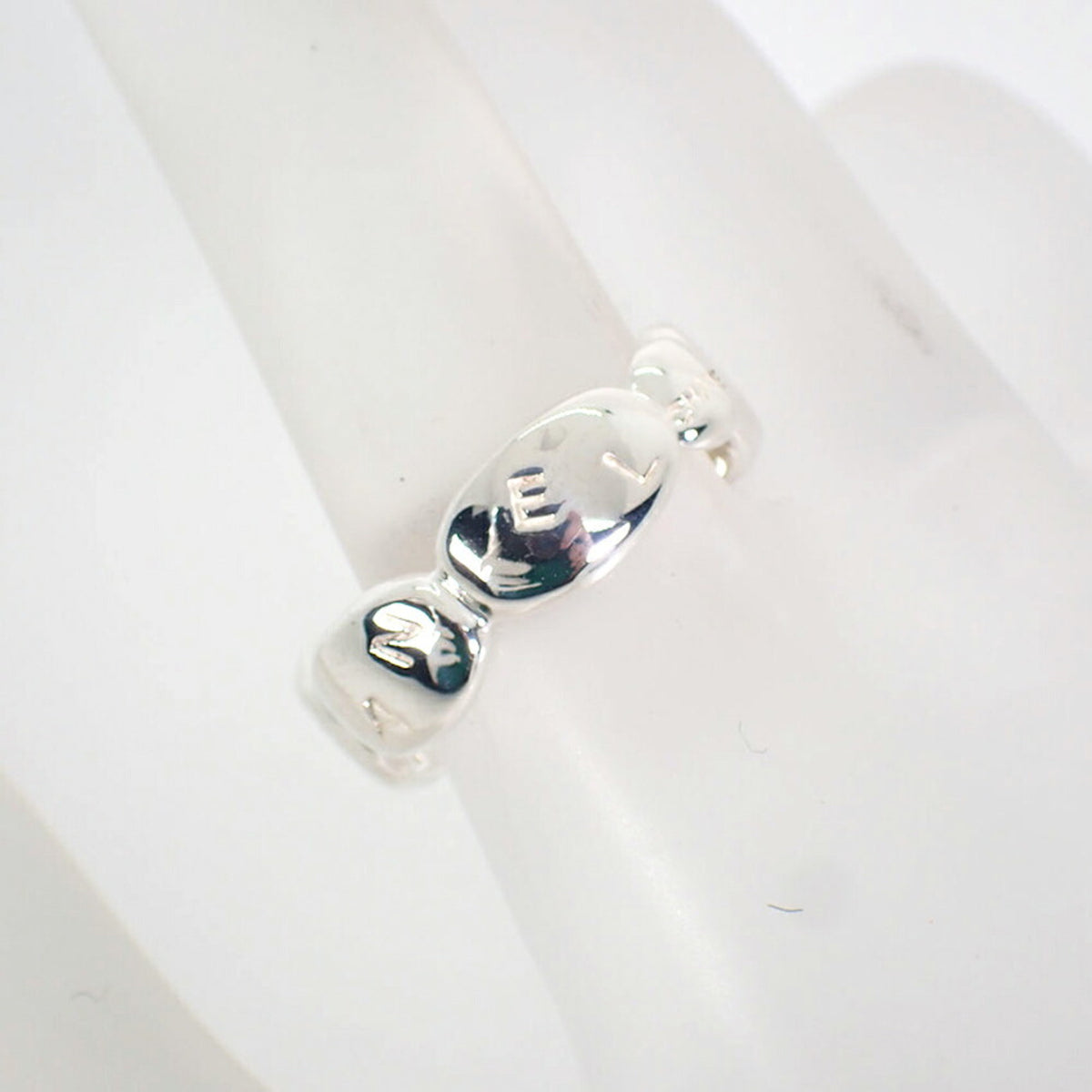 Chanel Sterling Silver 925 Band Ring (Pre-Owned)