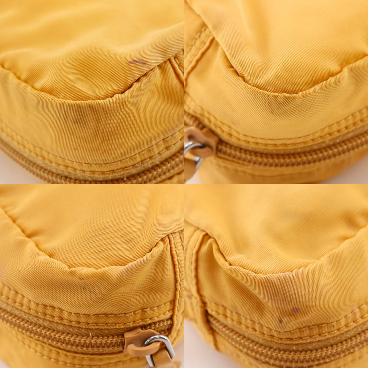 Prada Yellow Nylon Pouch (Pre-Owned)