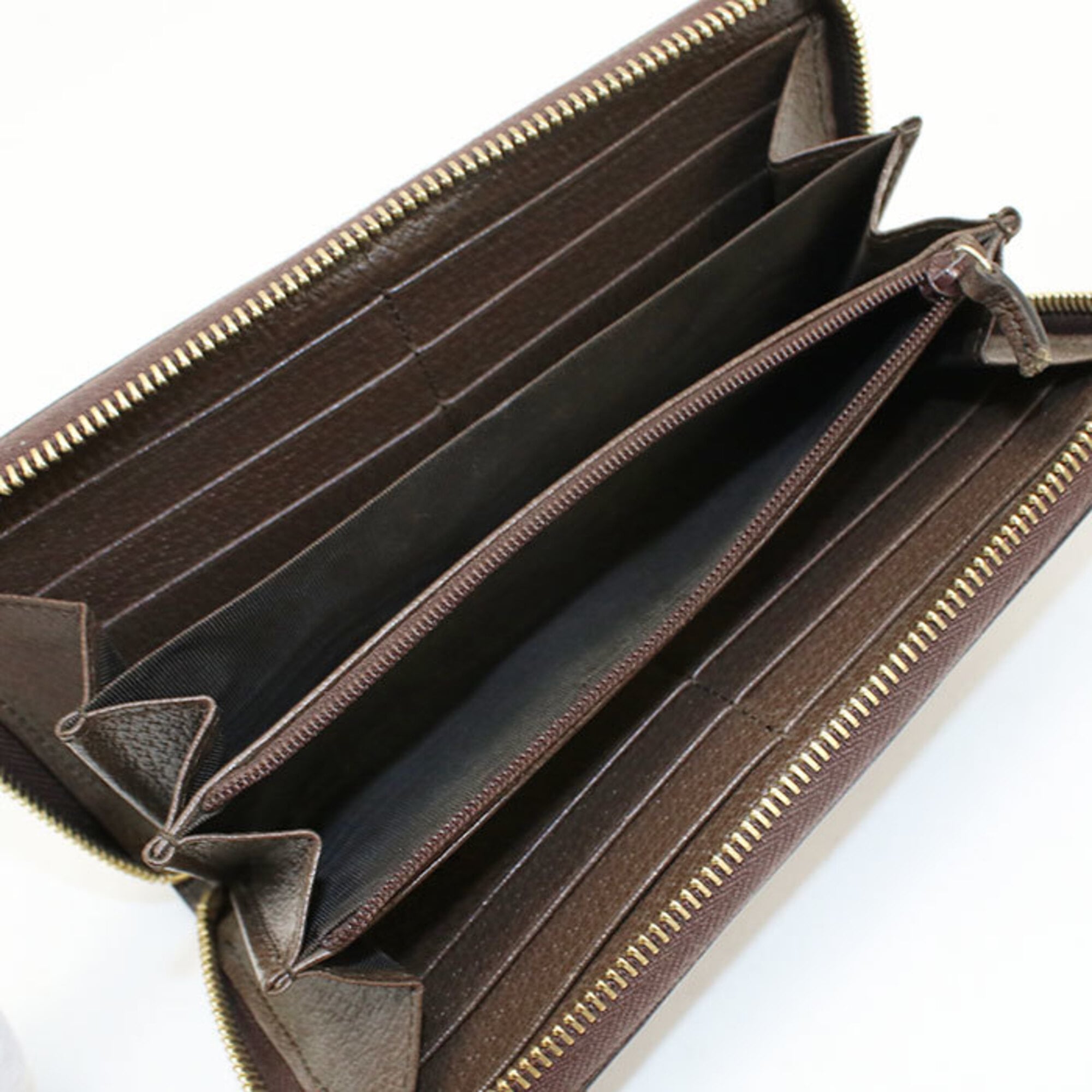 Gucci Beige Pvc Long Wallet (Bi-Fold) (Pre-Owned)