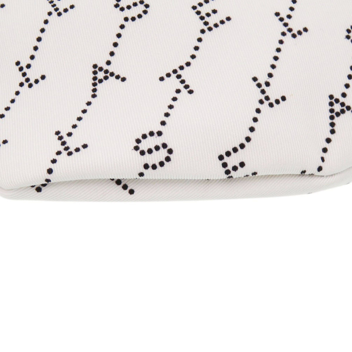 Stella Mccartney Black White Nylon Fanny Pack Sling Bag (Pre-Owned)