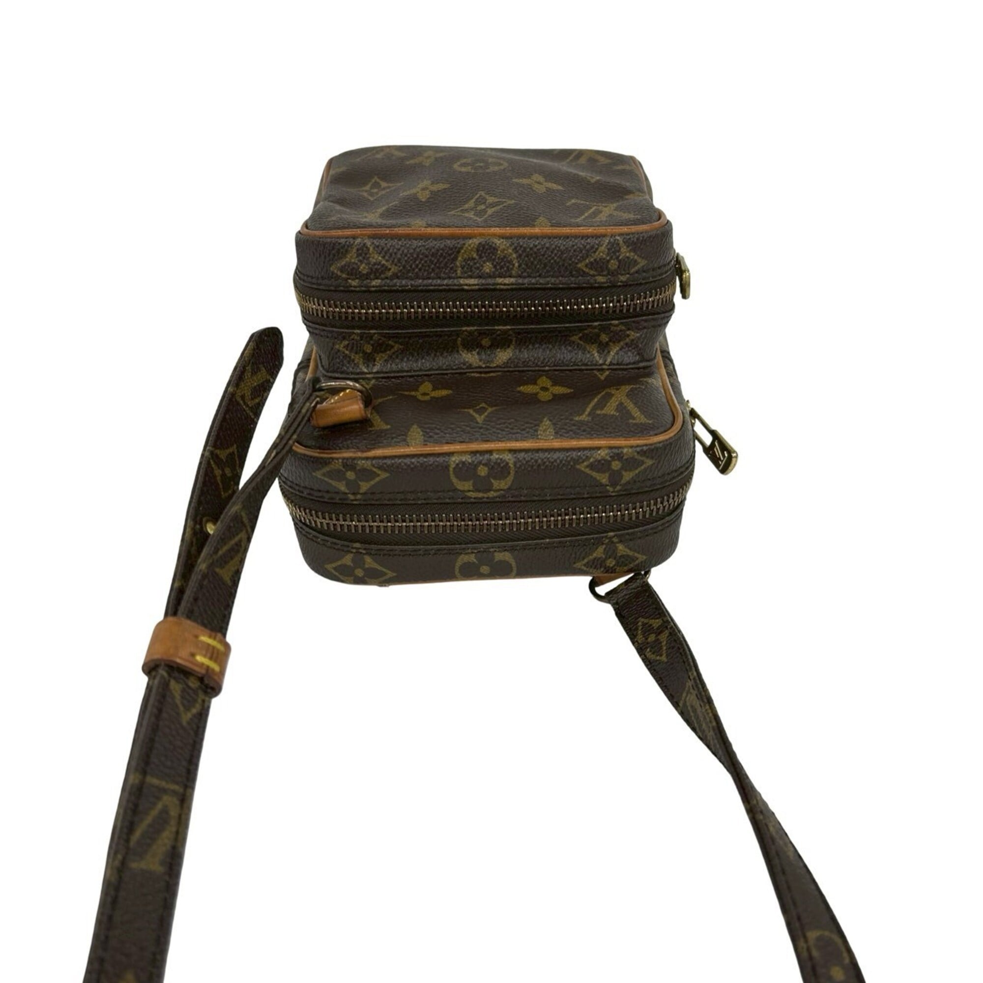 Louis Vuitton Brown Leather Pvc Pochette Shoulder Bag (Pre-Owned)